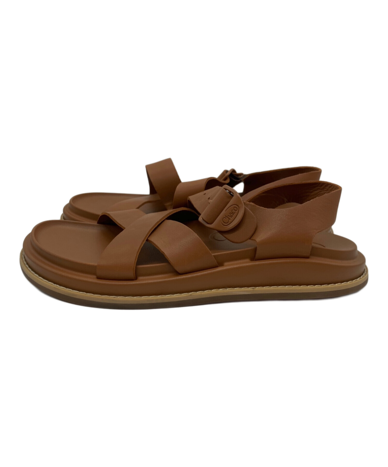CHACO レザーサンダル 27,0cm Chocolate Brown 中古・古着通販】Chaco (チャコ) Chaco レザーサンダル ブラウン