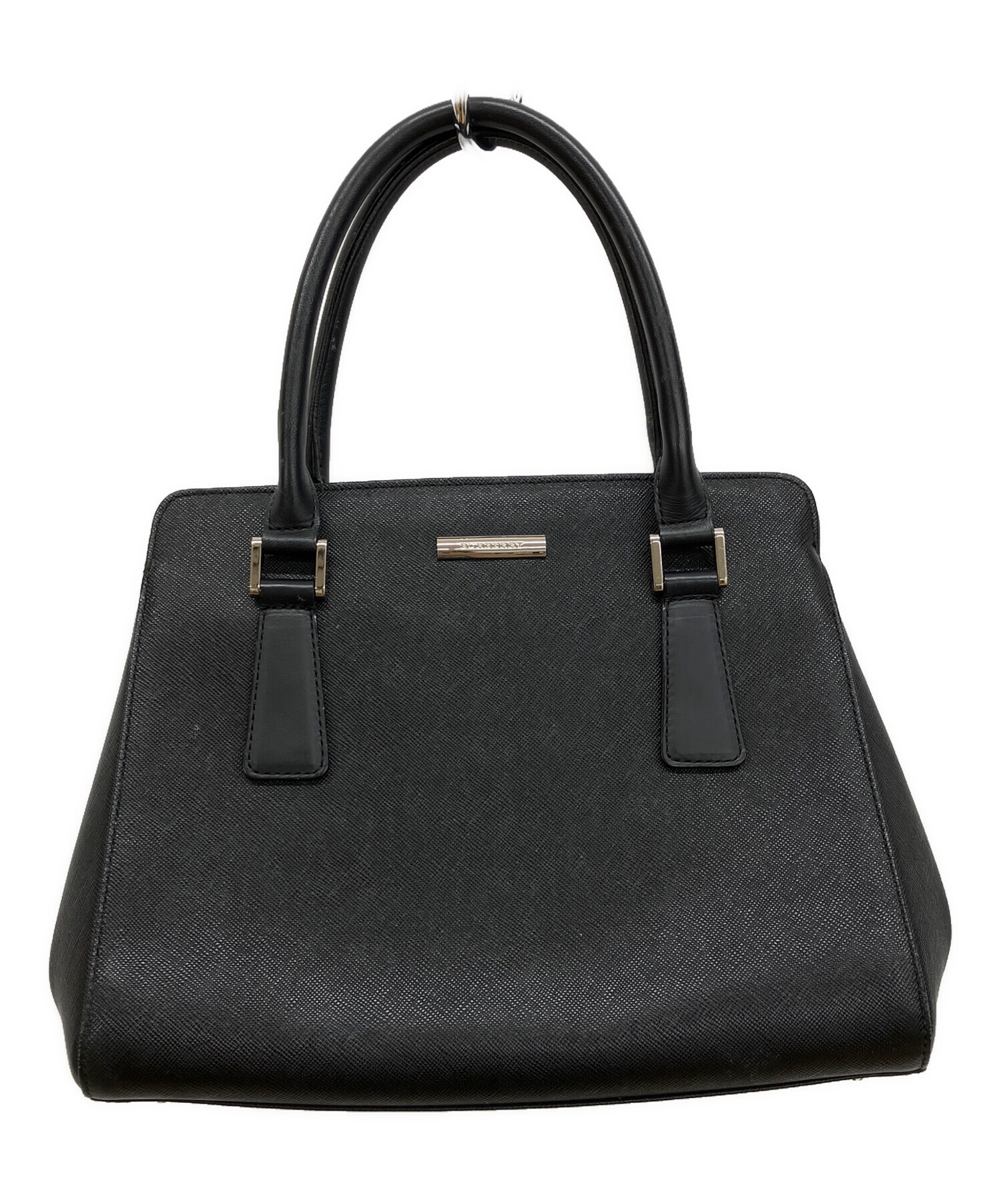 Burberry ブラック ハンドバッグ Burberry ブラックレザー ハンドバッグ 【公式通販】