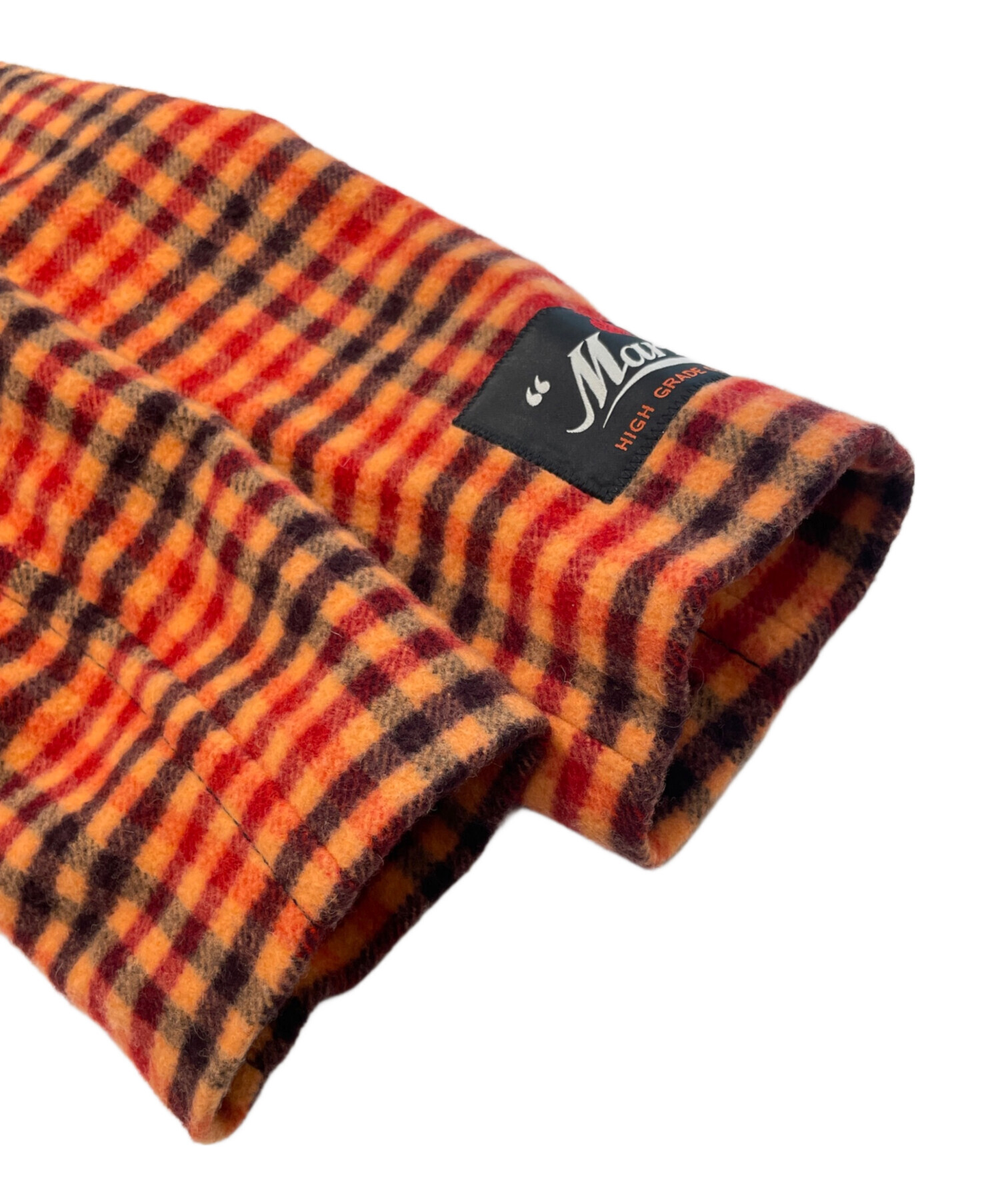 中古・古着通販】MARNI (マルニ) チェックロングコート レッド サイズ