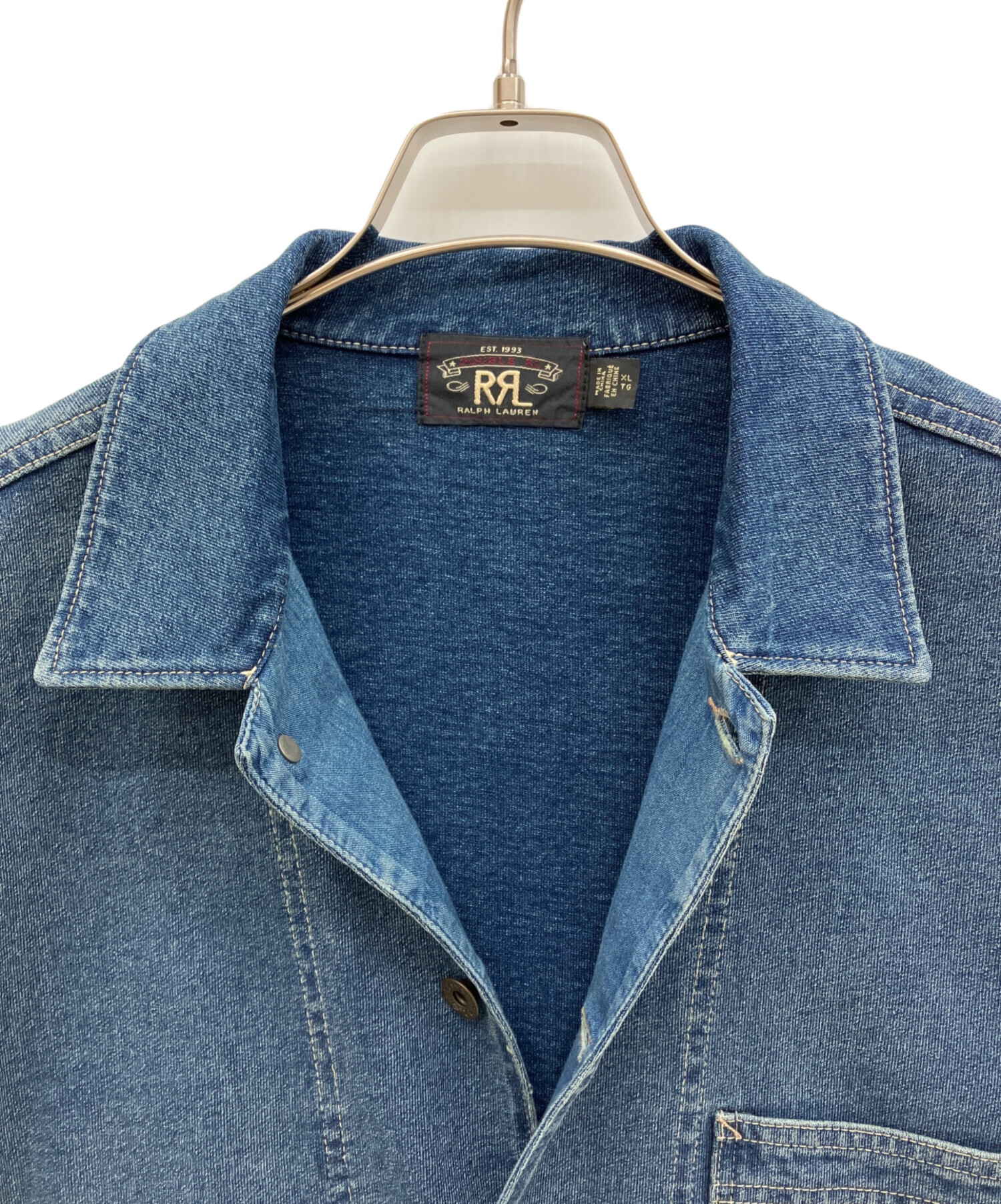 中古・古着通販】RRL (ダブルアールエル) DENIM CHORE JACKET