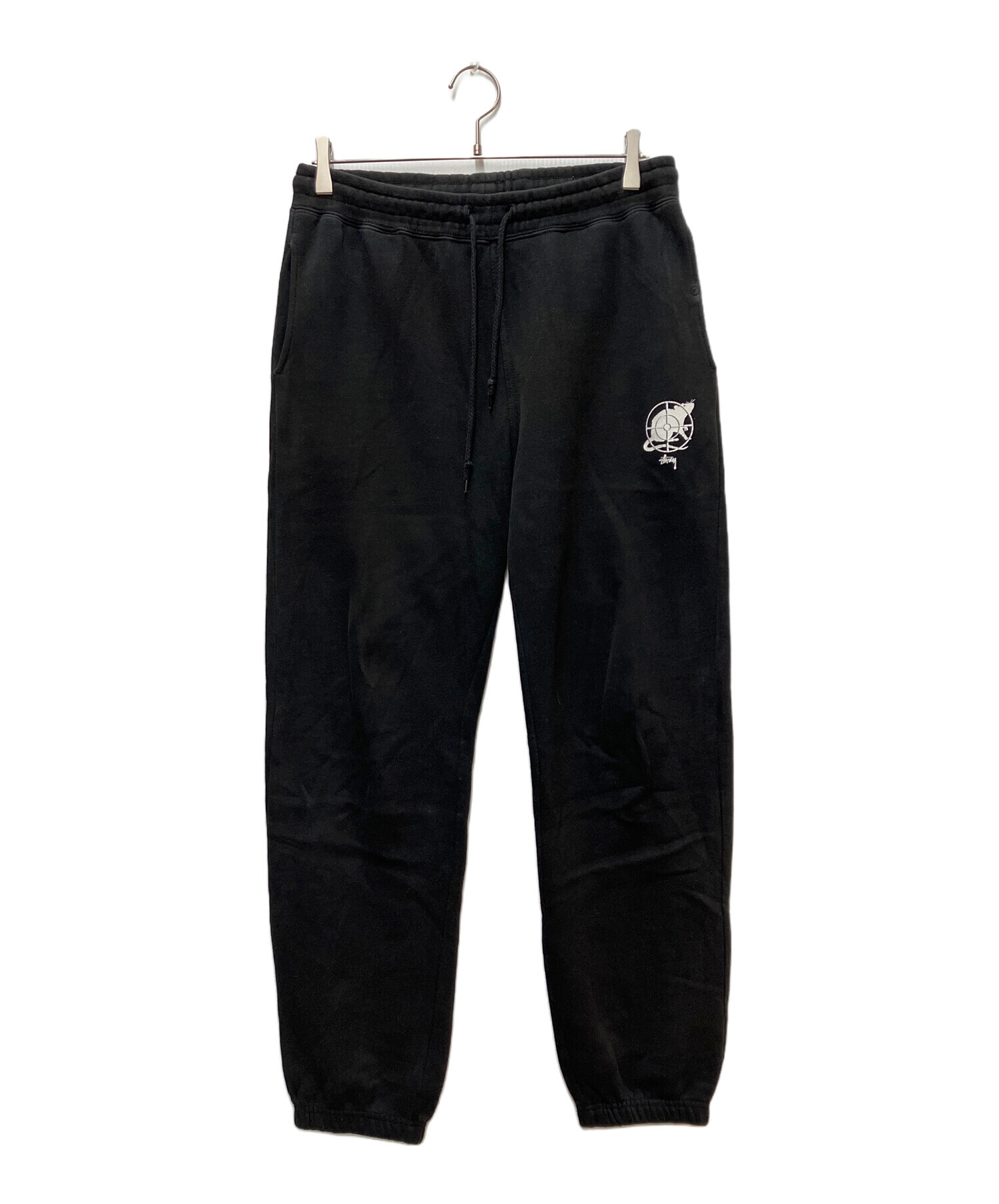 Stussy ブラック スウェットパンツ M STUSSY(ステューシー 
