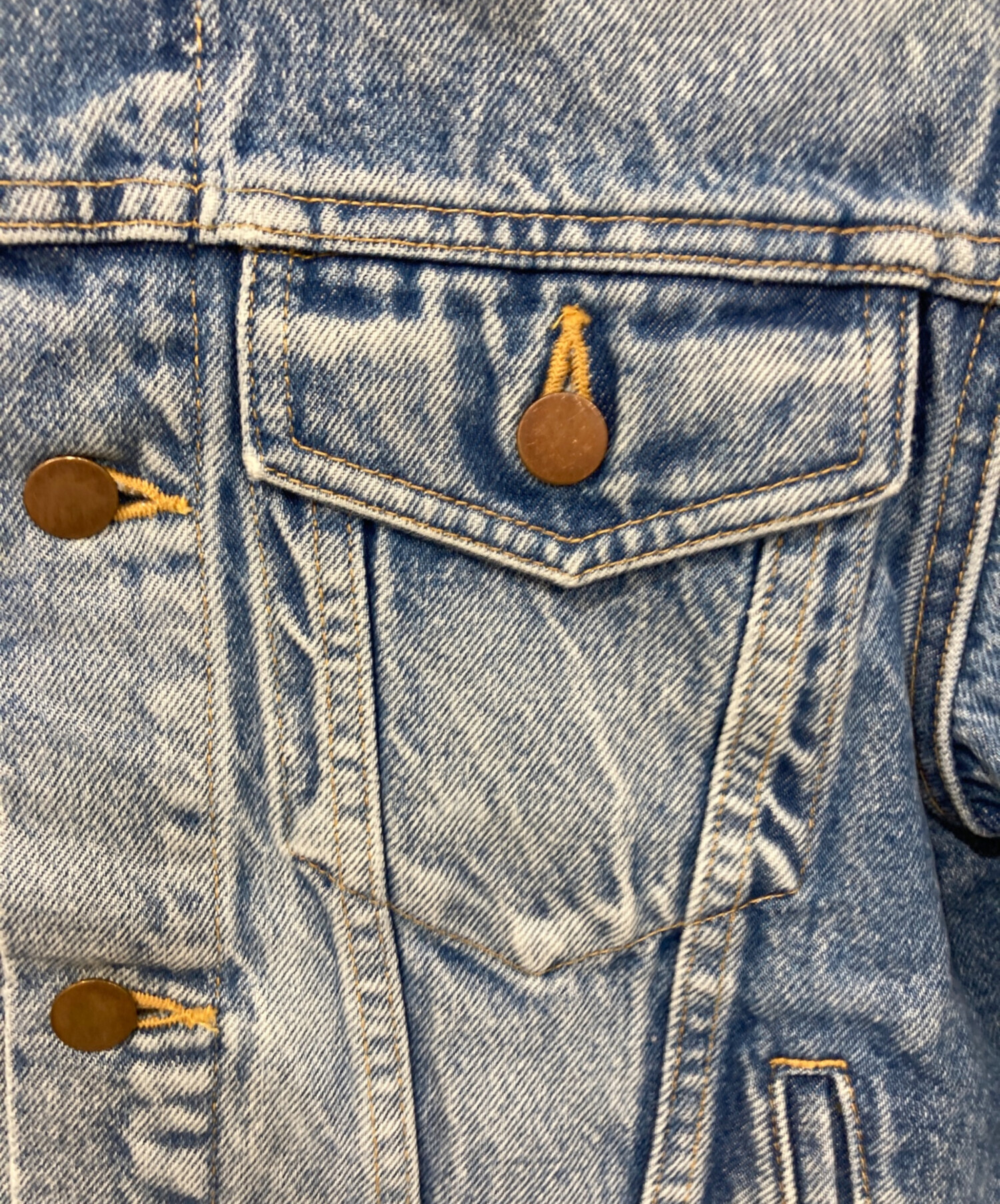 中古・古着通販】INSCRIRE (アンスクリア) Tight Fit Denim Jacket