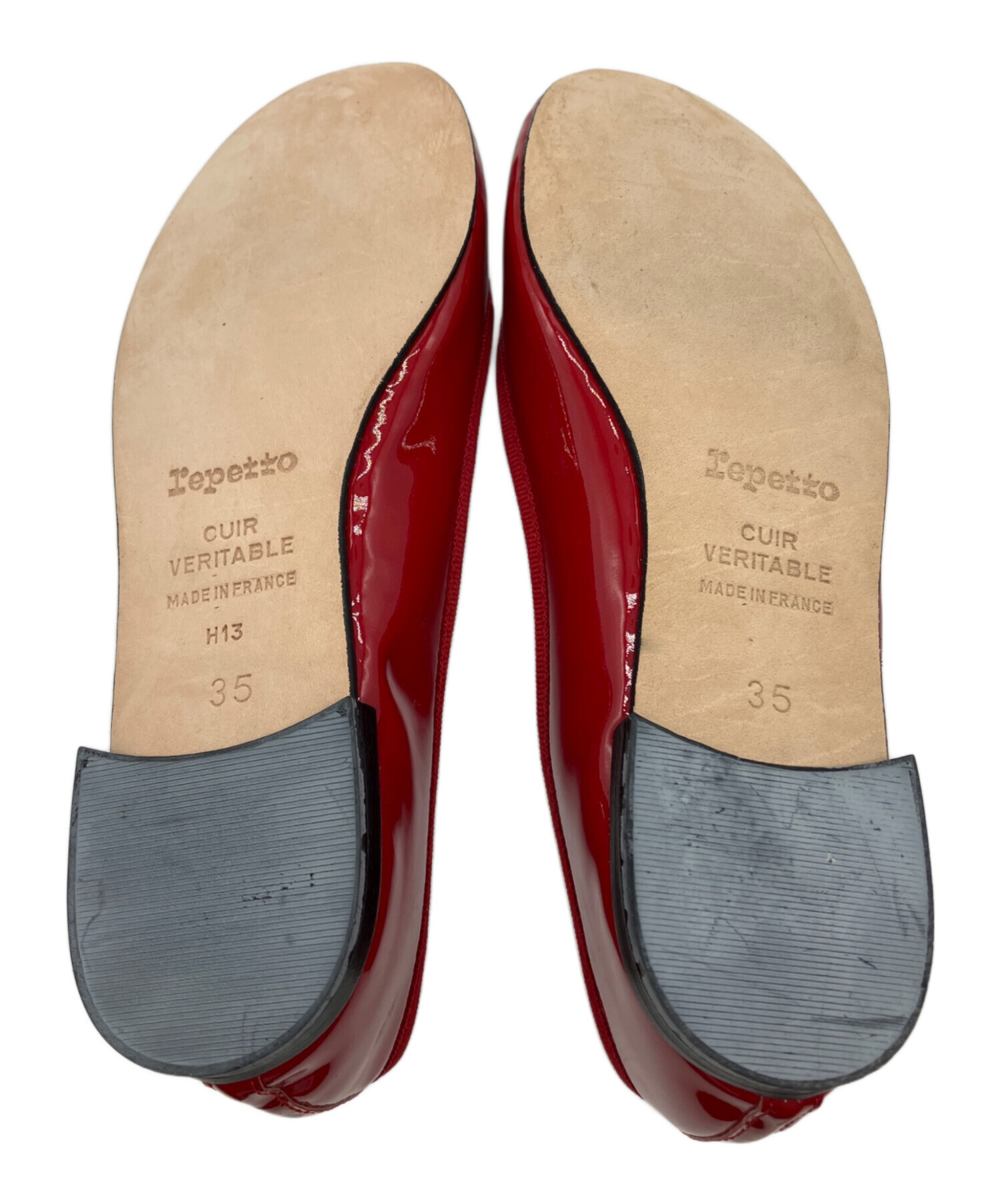 中古・古着通販】repetto (レペット) バレエシューズ レッド サイズ:35