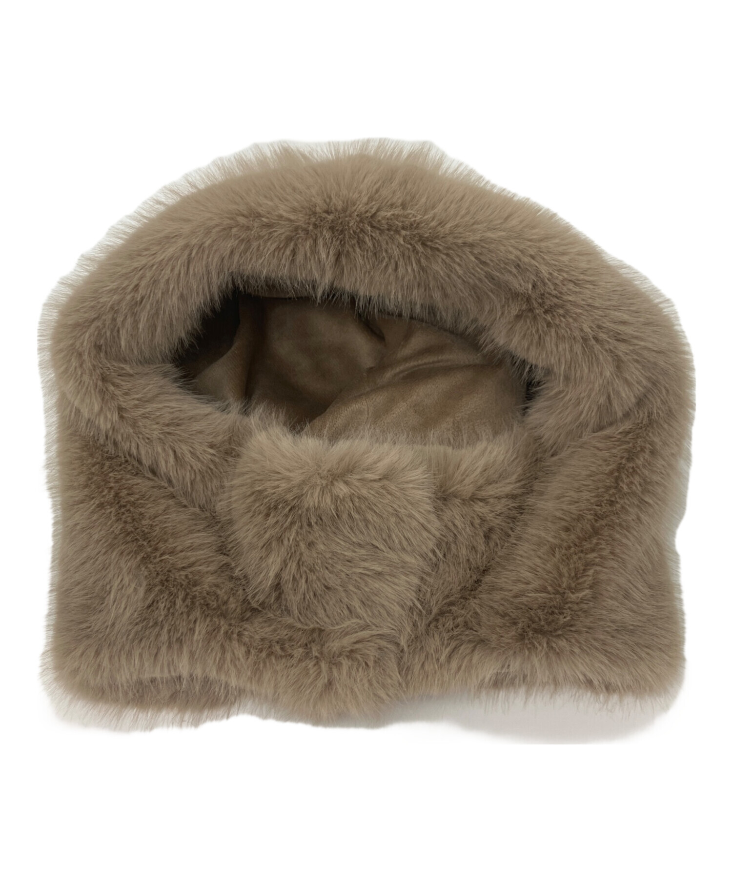 中古・古着通販】CELERI (セルリ) FUR BALACLAVA ベージュ サイズ:下記