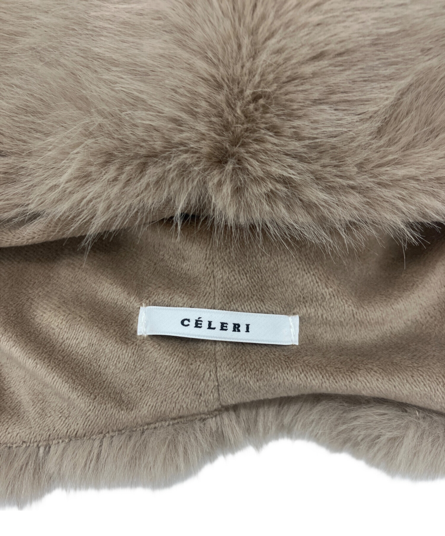 中古・古着通販】CELERI (セルリ) FUR BALACLAVA ベージュ サイズ:下記
