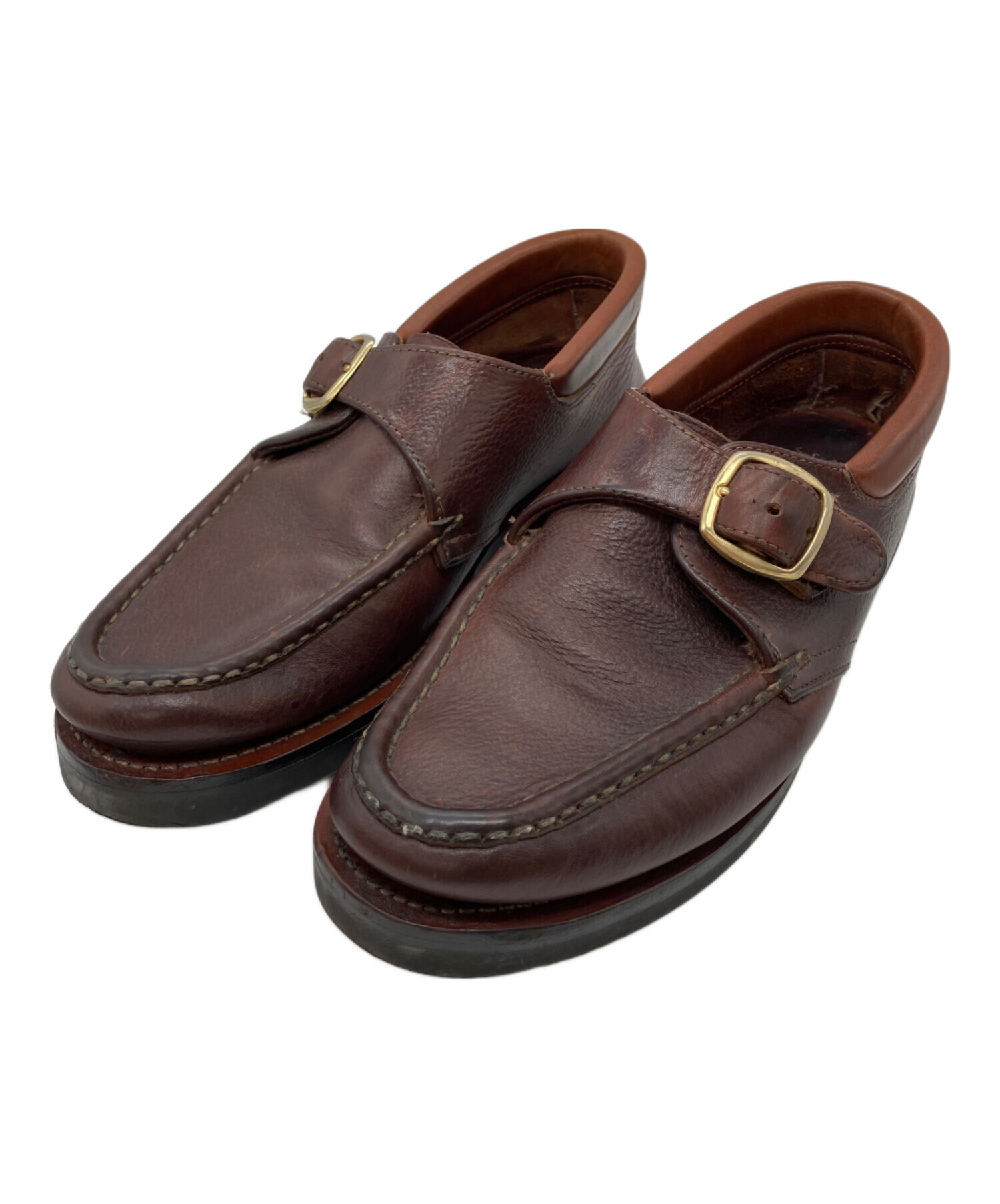 Russell Moccasin ダブルモンクストラップ モカシン 9 D Russell Moccasin ダブルモンクストラップ モカシン 9 D Russell