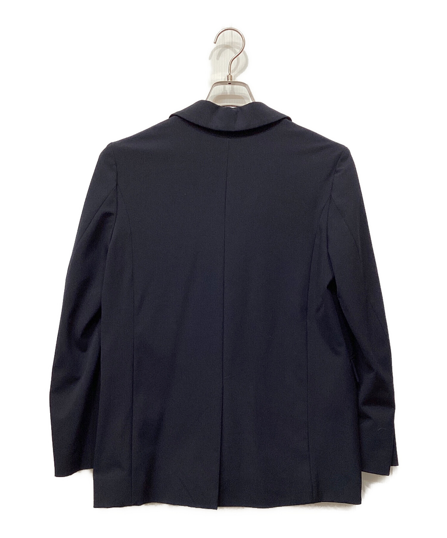 FRAY I.D ネイビーテーラードジャケット 中古・古着通販】FRAY ID (フレイ アイディー) セミダブルテーラード