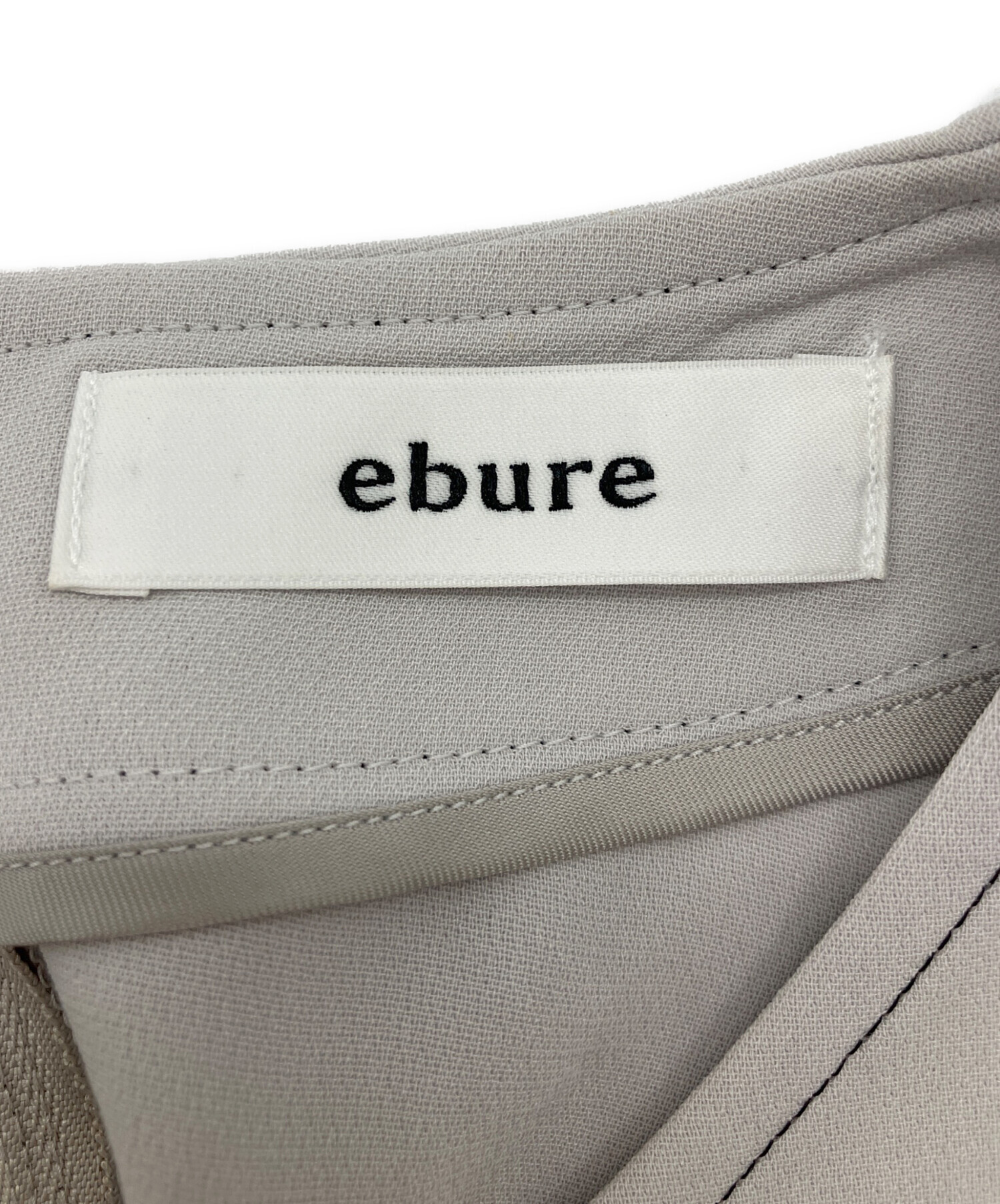 中古・古着通販】EBURE (エブール) ノースリーブオールインワン グレー