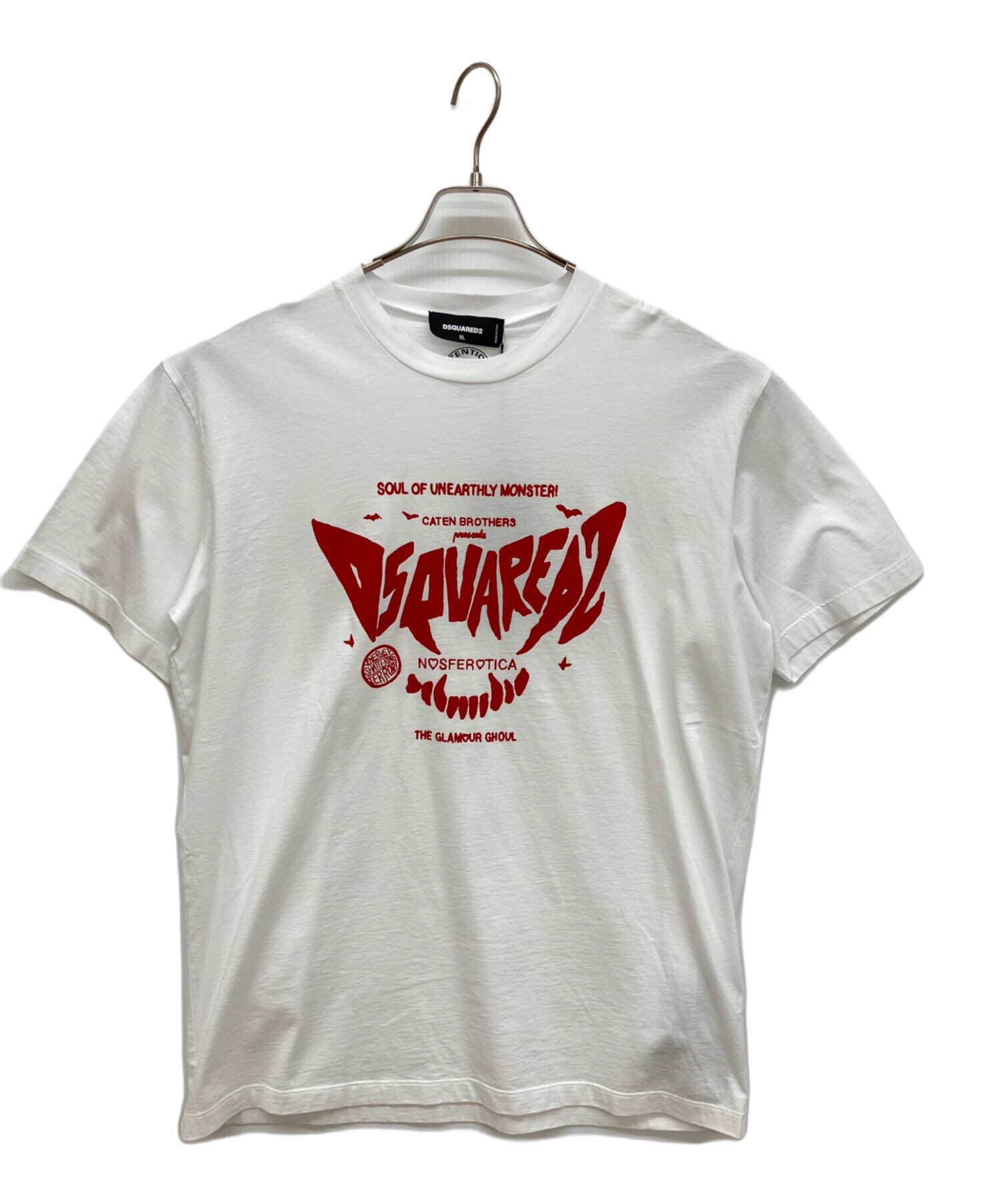 中古・古着通販】DSQUARED2 (ディースクエアード) Tシャツ ホワイト 