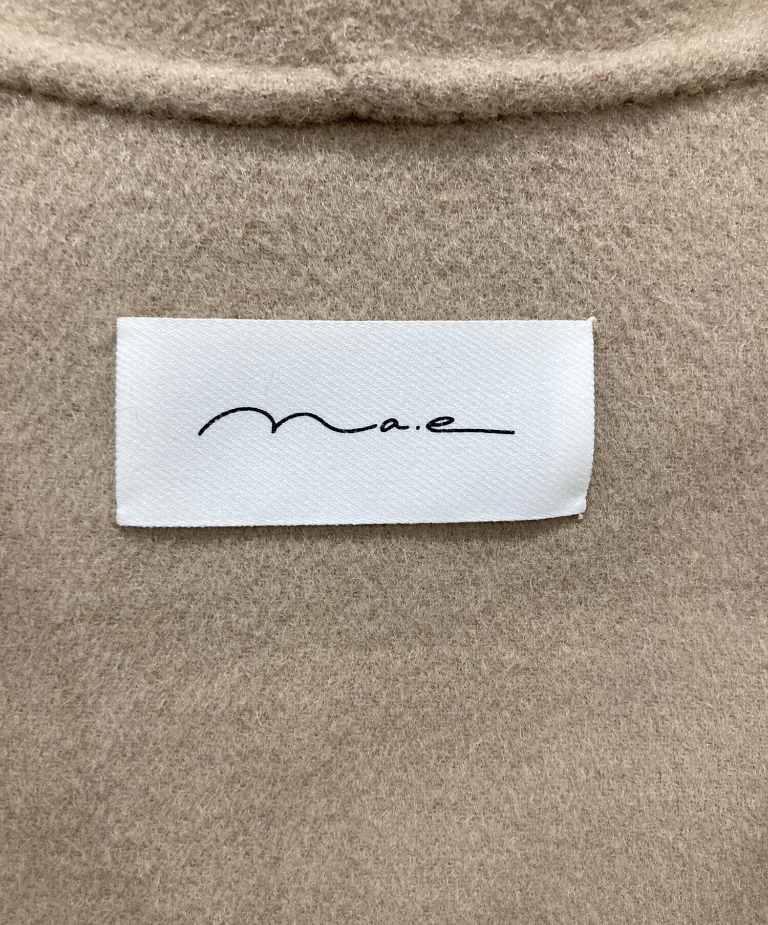 中古・古着通販】na.e (ナエ) ショートコート ベージュ サイズ:FREE