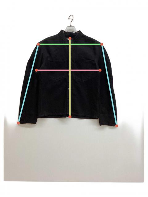 中古・古着通販】LEMAIRE (ルメール) CURVED SLEEVES JACKET ブラック