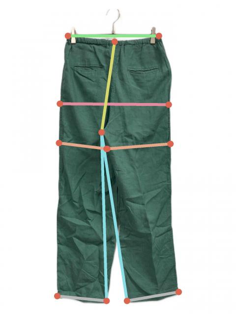 中古・古着通販】ticca (ティッカ) リネンカーゴパンツ グリーン