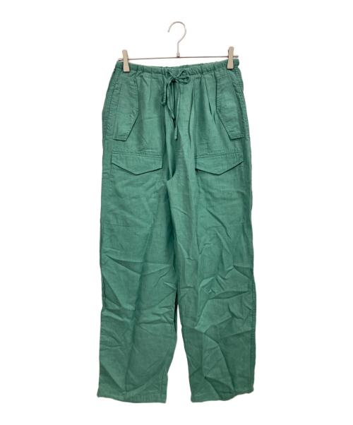 中古・古着通販】ticca (ティッカ) リネンカーゴパンツ グリーン