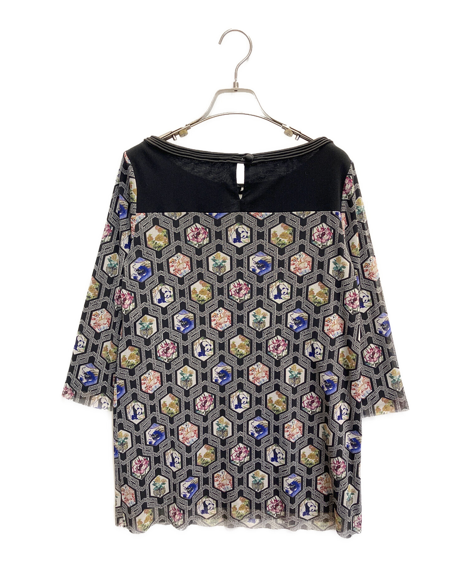 レア 90's VIVIENNE TAM 総柄グラデーショントップス 中古・古着通販】VIVIENNE TAM (ヴィヴィアンタム) パワーネット