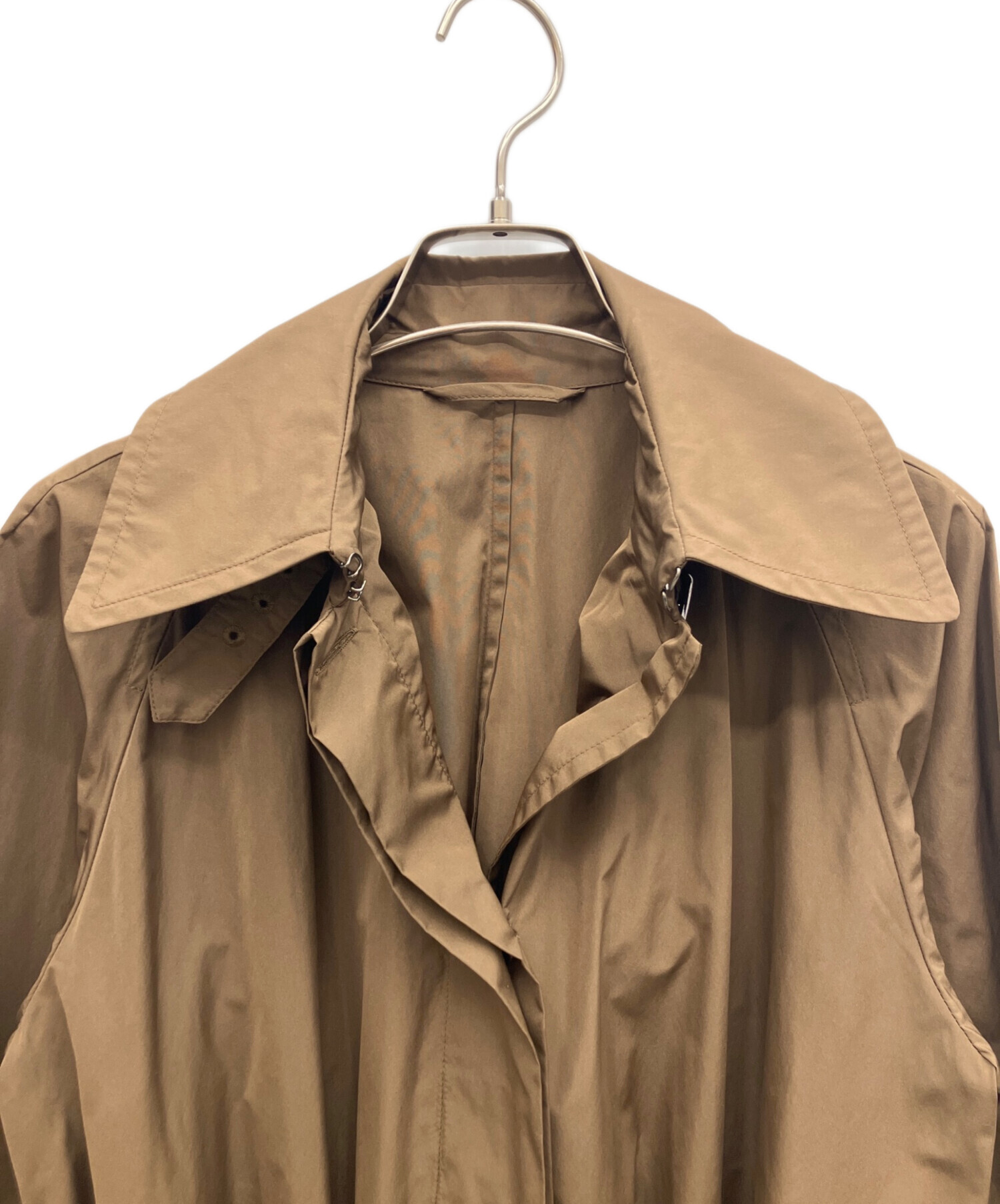 中古・古着通販】MaxMara (マックスマーラ) タフタトレンチコート 