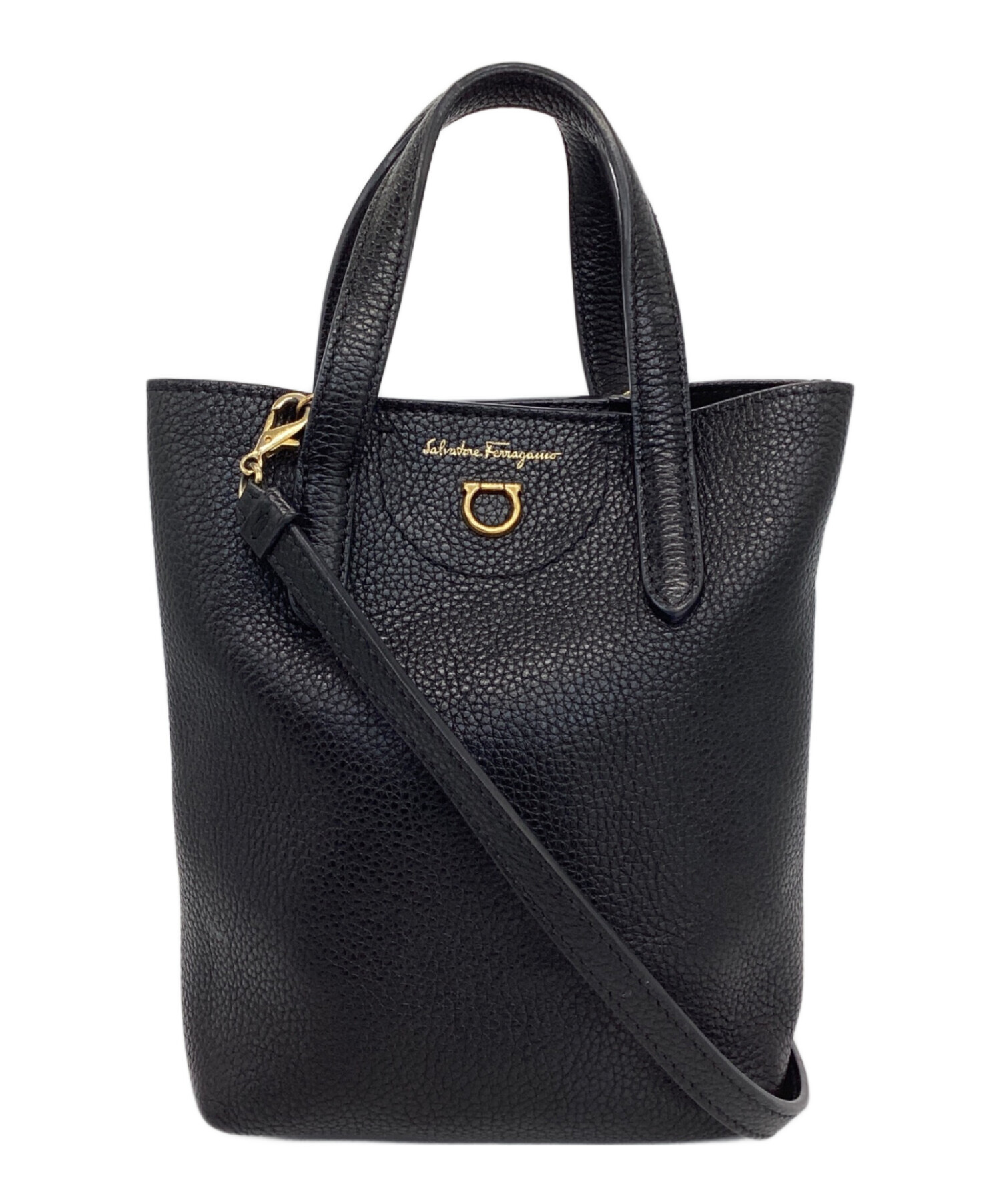 【最終お値下げ・中古】サルバトーレ フェラガモ　スウェードショルダーバッグ 中古・古着通販】Salvatore Ferragamo (サルヴァトーレ フェラガモ