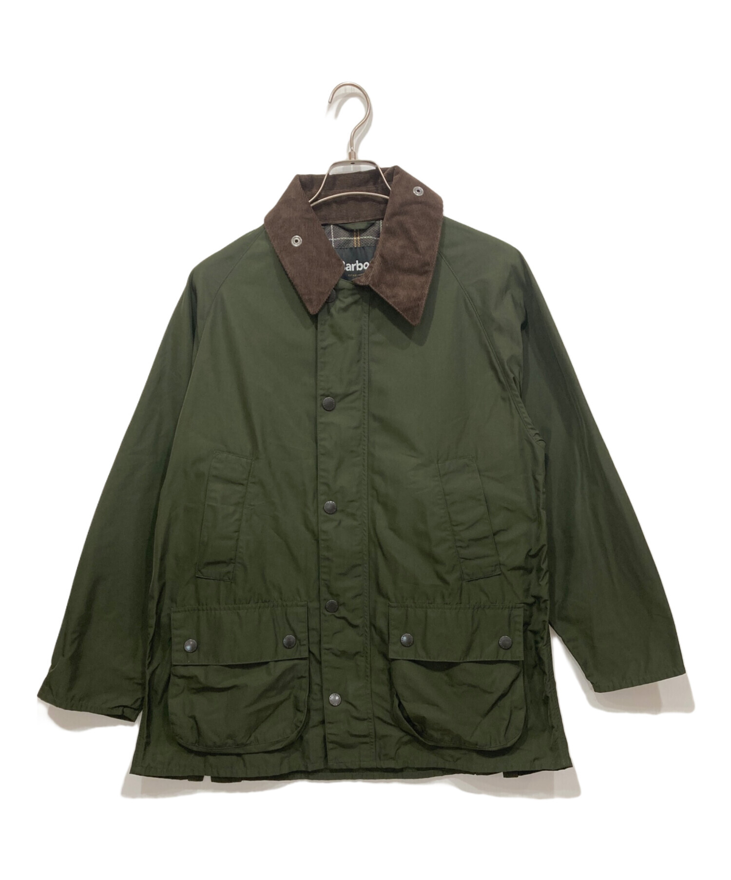 Barbour オリーブジャケット 中古・古着通販】Barbour (バブアー) ジャケット オリーブ サイズ:40