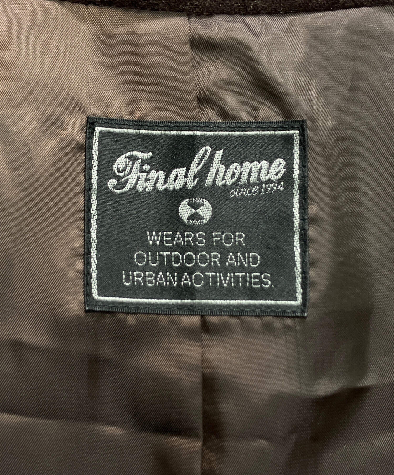 中古・古着通販】FINAL HOME (ファイナルホーム) フーデッドコート