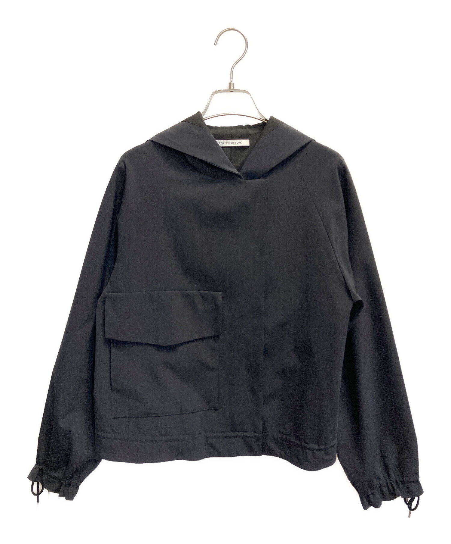 美品 FOXEY NEW YORK フォクシーニューヨーク 長袖 プルオーバー ブラウス サイズ40 ライトブルー レディース 古着 中古 USED FOXEY NEW YORK - 美品 FOXEY NEW YORK フォクシーニューヨーク 長袖