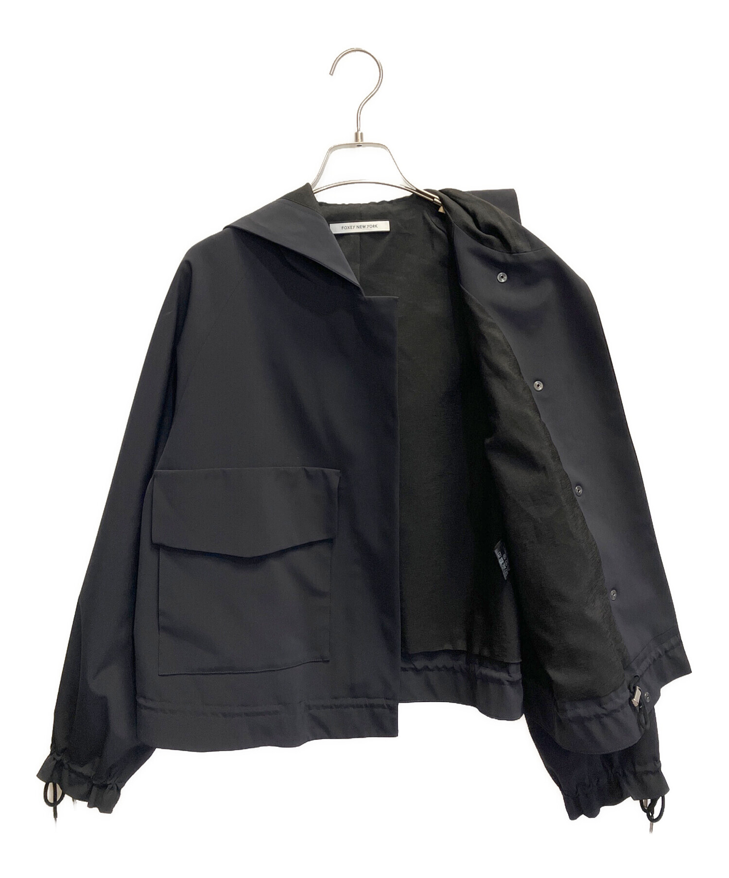 美品 FOXEY NEW YORK フォクシーニューヨーク 長袖 プルオーバー ブラウス サイズ40 ライトブルー レディース 古着 中古 USED FOXEY NEW YORK - 美品 FOXEY NEW YORK フォクシーニューヨーク 長袖