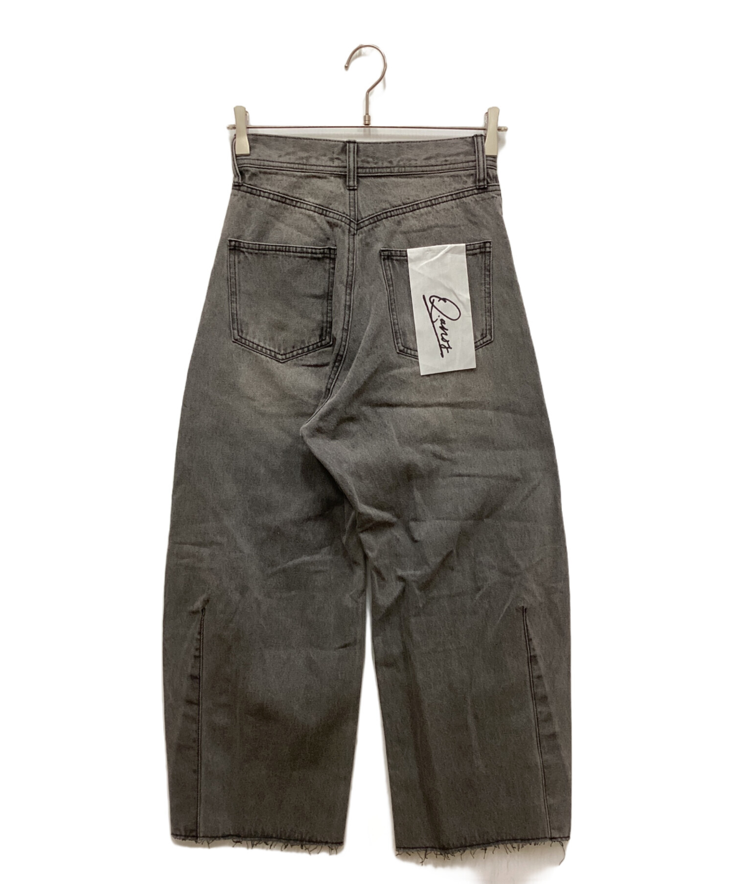 【新品未使用】ブルージュデニム Q.anos ブラック サイズ1 セール】Q.anos/ブルージュデニム/WEB限定/新サイズ展開（デニムパンツ