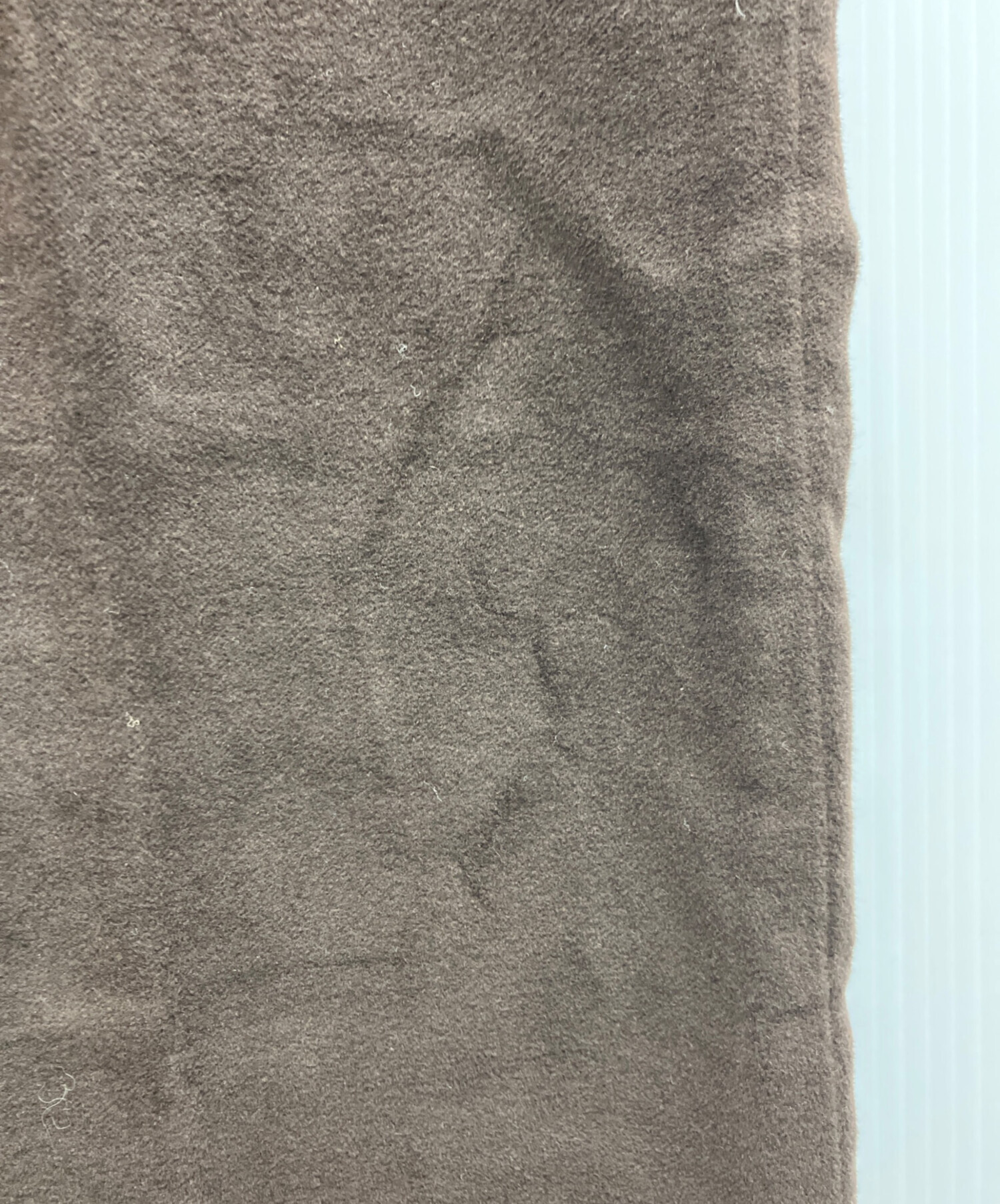 Bernard Zins ベルナールザンス スラックス ブラウン44HUBERT BERNARD ZINS ベルナール ザンス H8 VOYAGE ポリエステル ウール