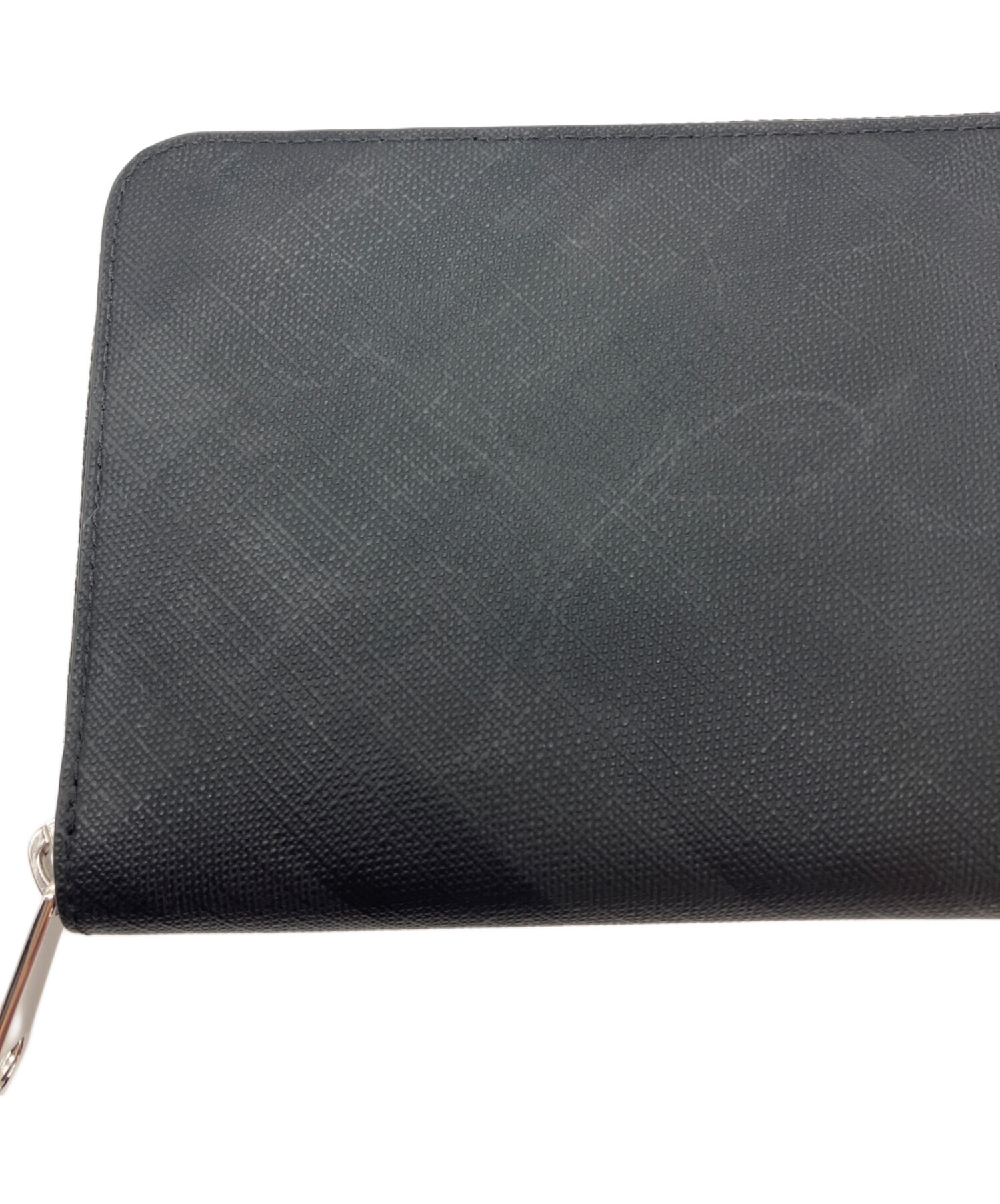 未使用級 バーバリー 財布 ケース ラウンドファスナー ブラック 付属品有 中古・古着通販】BURBERRY (バーバリー) ラウンドファスナー財布