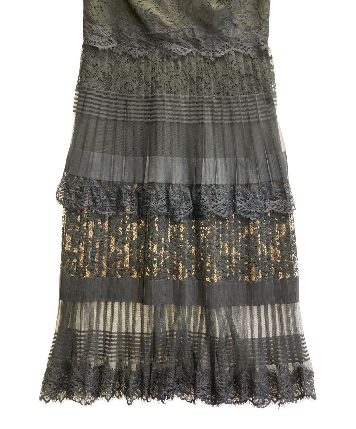 中古・古着通販】TADASHI SHOJI (タダシ ショージ) レースワンピース