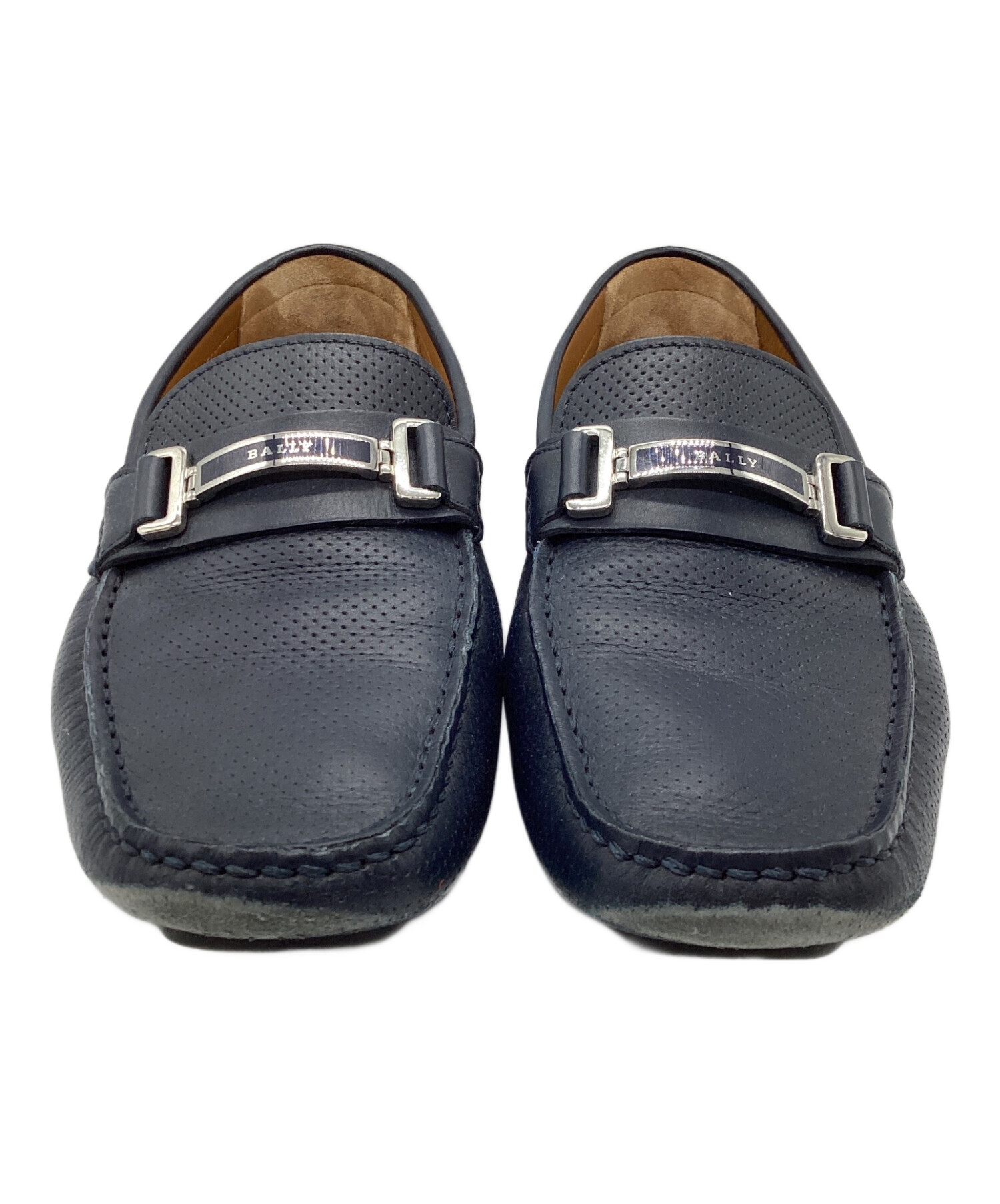 中古・古着通販】BALLY (バリー) ドライビングシューズ ネイビー