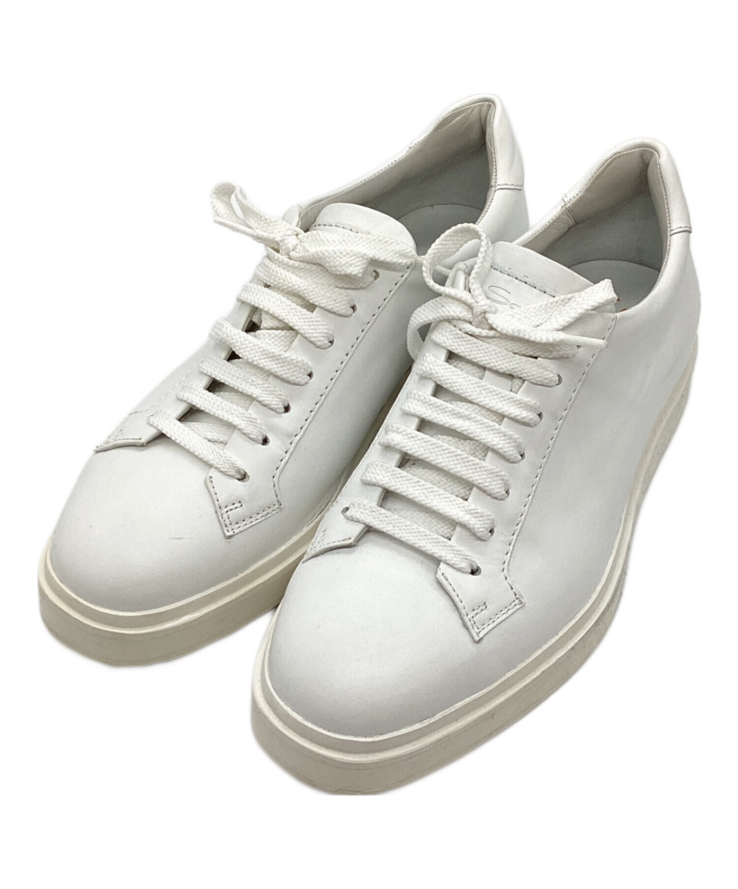 中古・古着通販】Santoni (サントーニ) スニーカー ホワイト 中古・古着通販】Santoni (サントーニ) スニーカー ホワイト