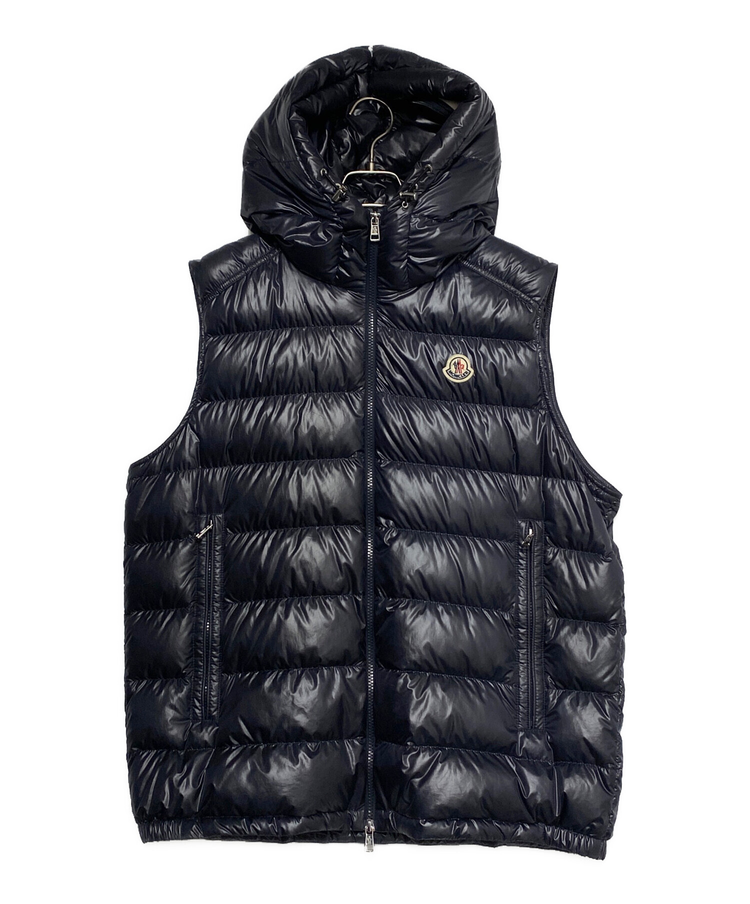 中古・古着通販】MONCLER (モンクレール) BARANTダウンベスト ネイビー