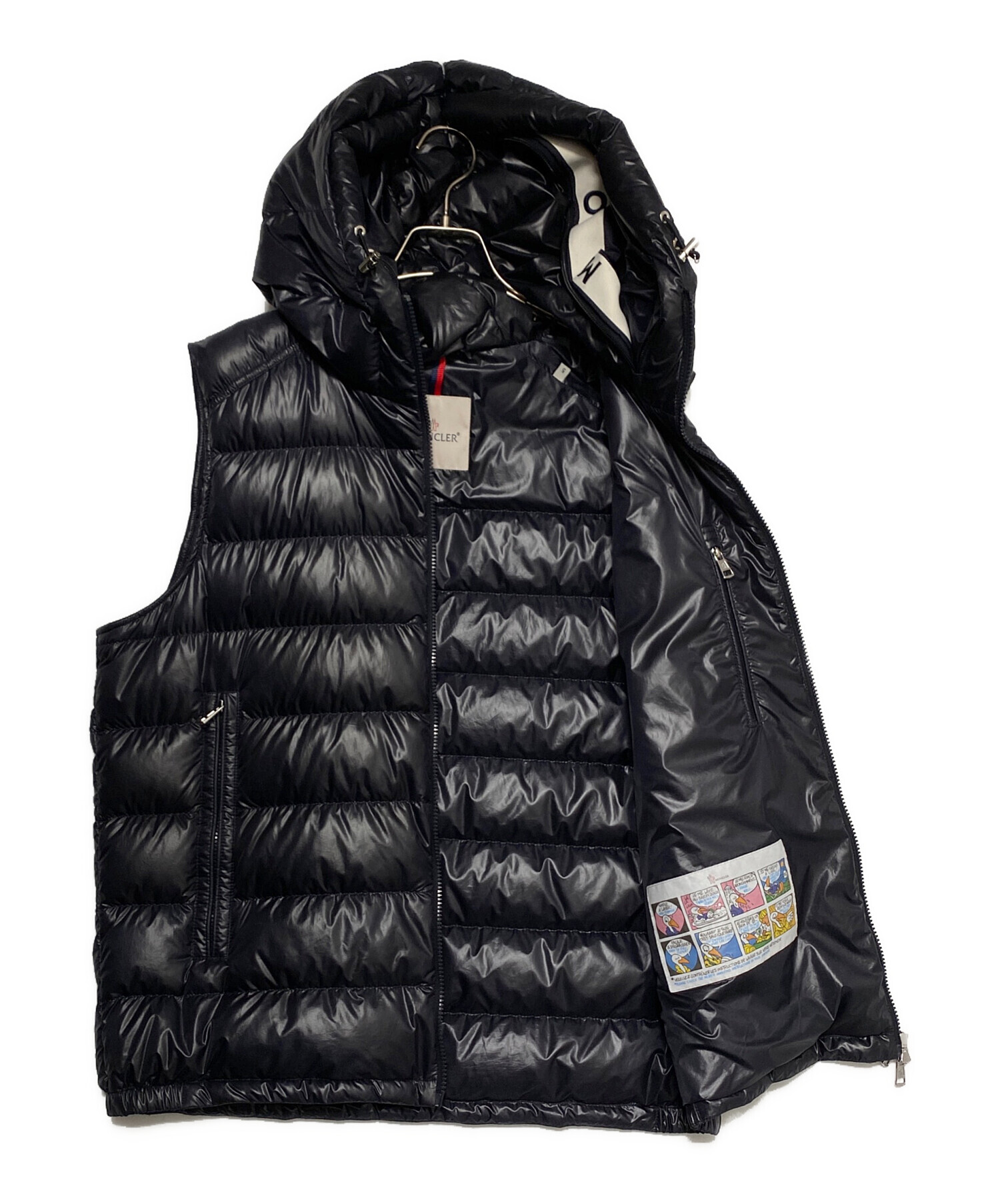 中古・古着通販】MONCLER (モンクレール) BARANTダウンベスト ネイビー
