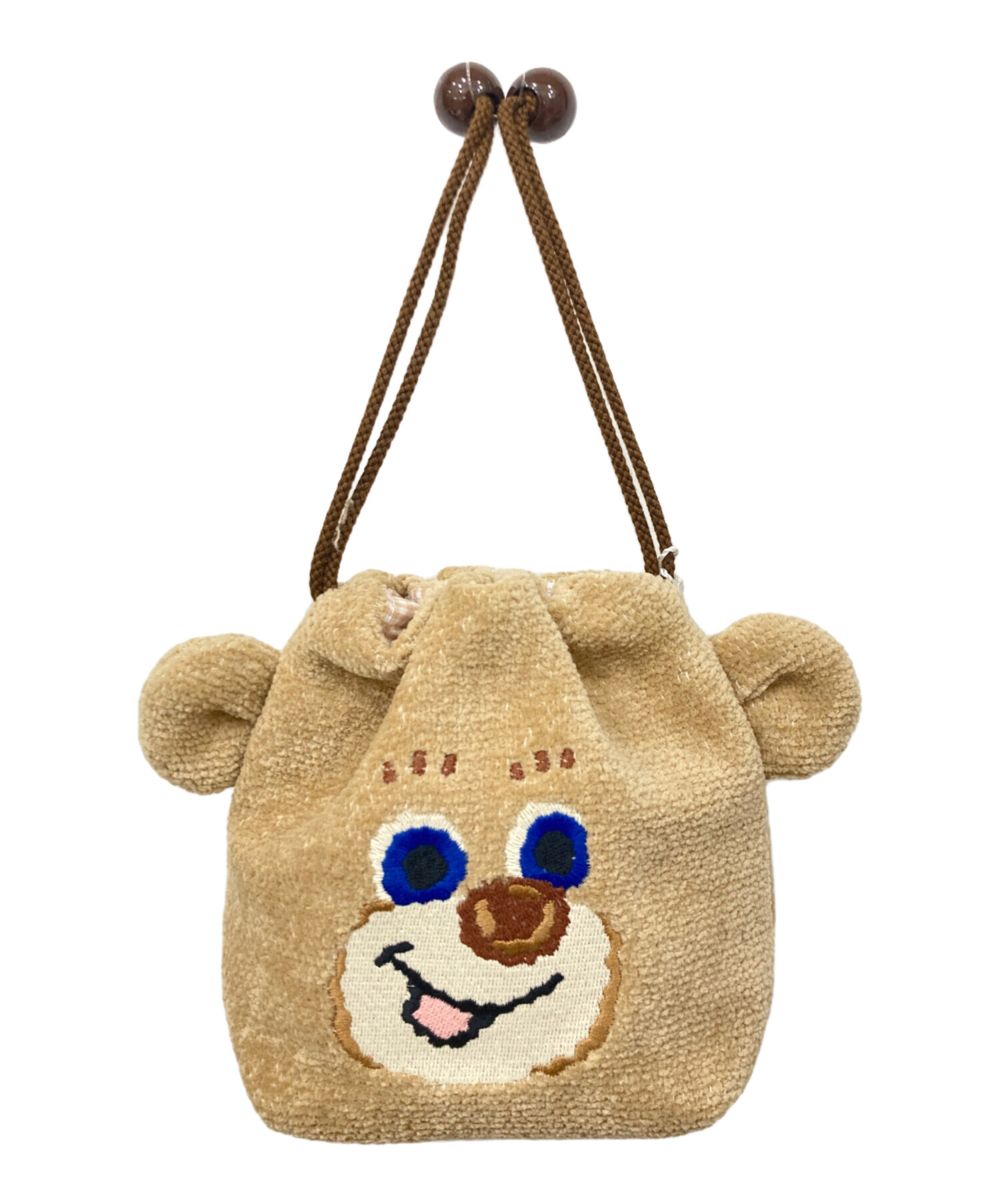 ラブラリーバイフェイラー ドアップテディガール 耳付き巾着 新品未開封 タグ付き 新品】ラブラリーバイフェイラー FEILER ドアップテディガール 耳付き