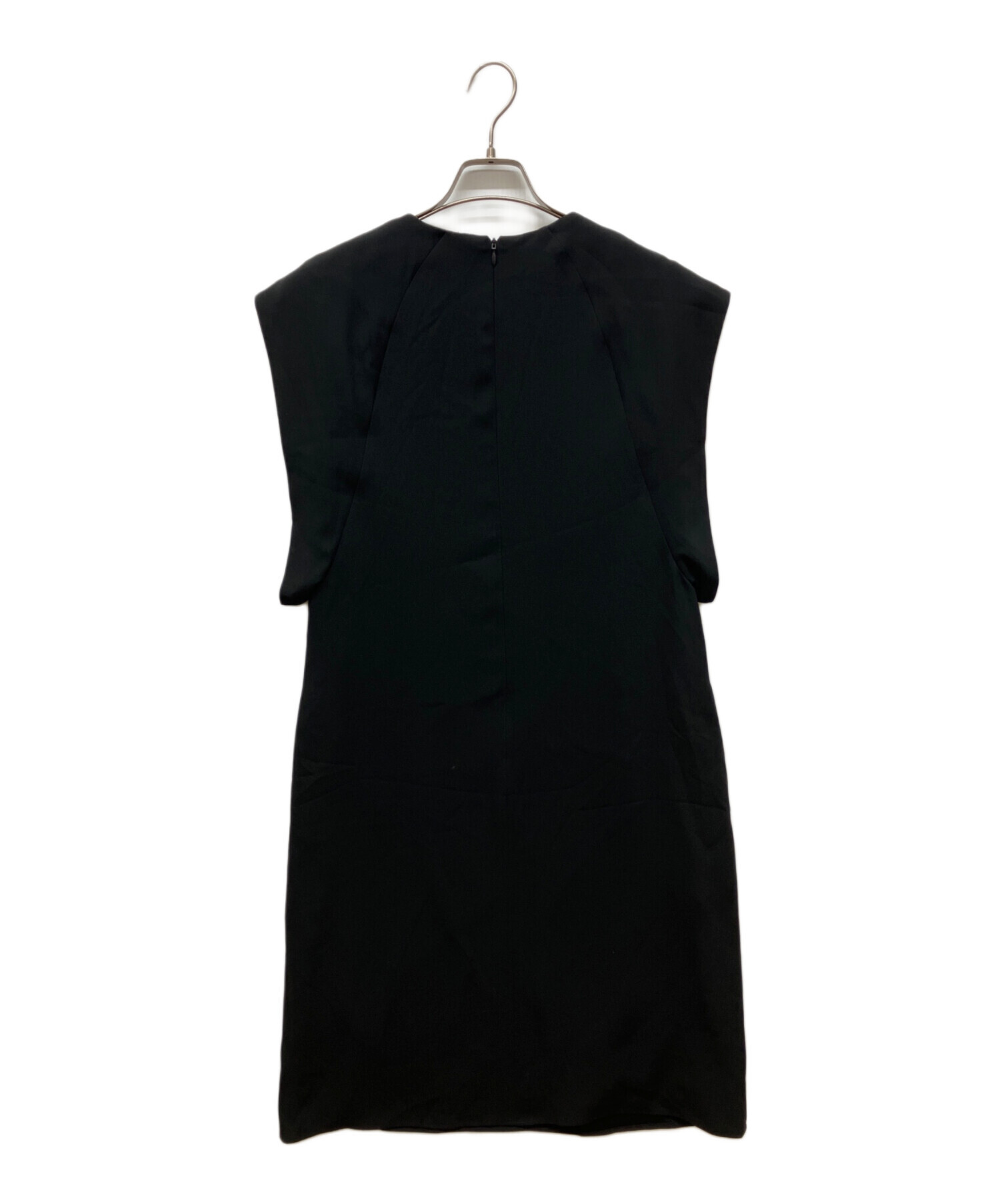 新品 ESCADA SPORT ノースリーブワンピース ドレス 36 ブラック 中古・古着通販】ESCADA (エスカーダ) ノースリーブワンピース