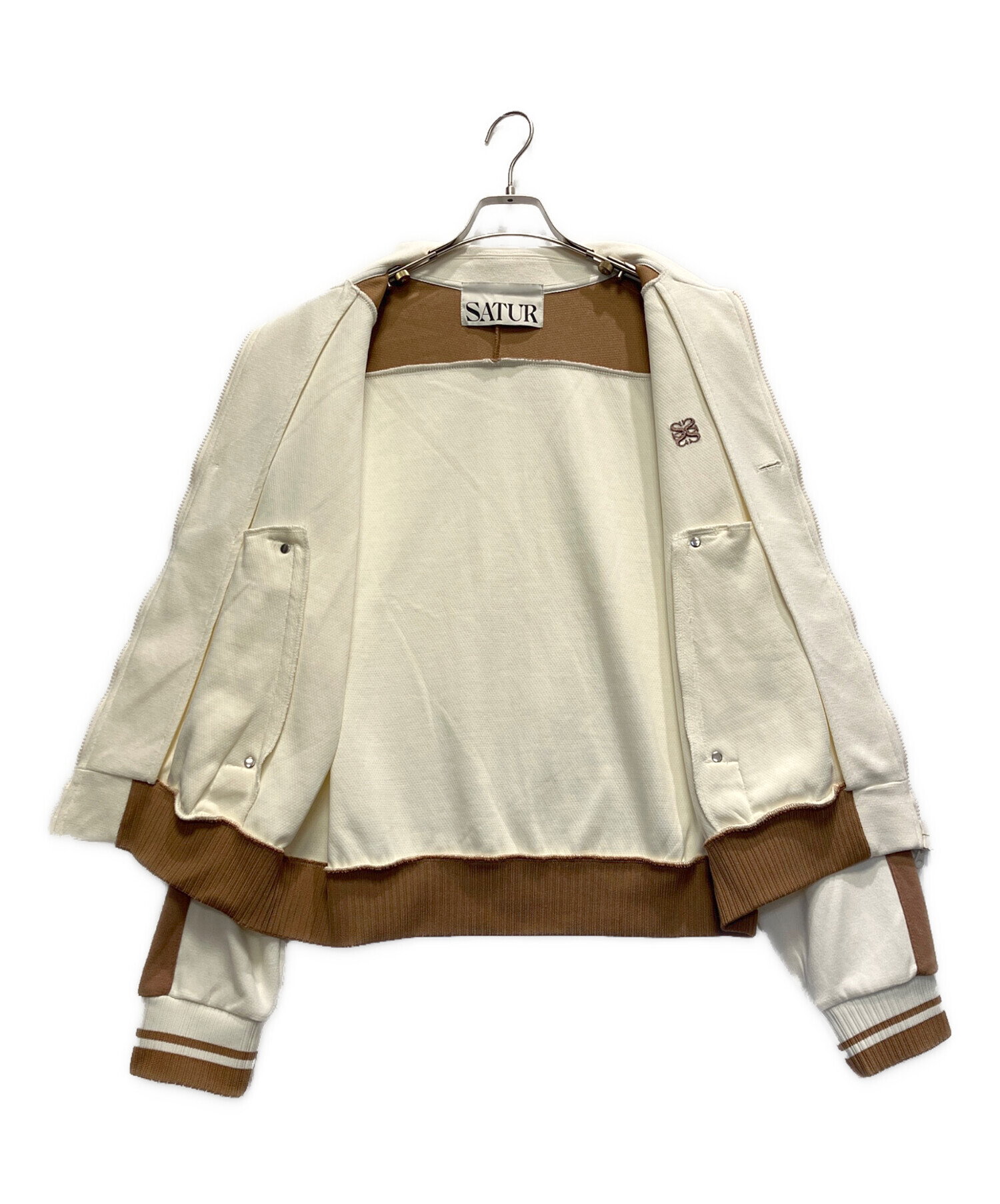 中古・古着通販】SATUR (セター) トラックジャケット アイボリー