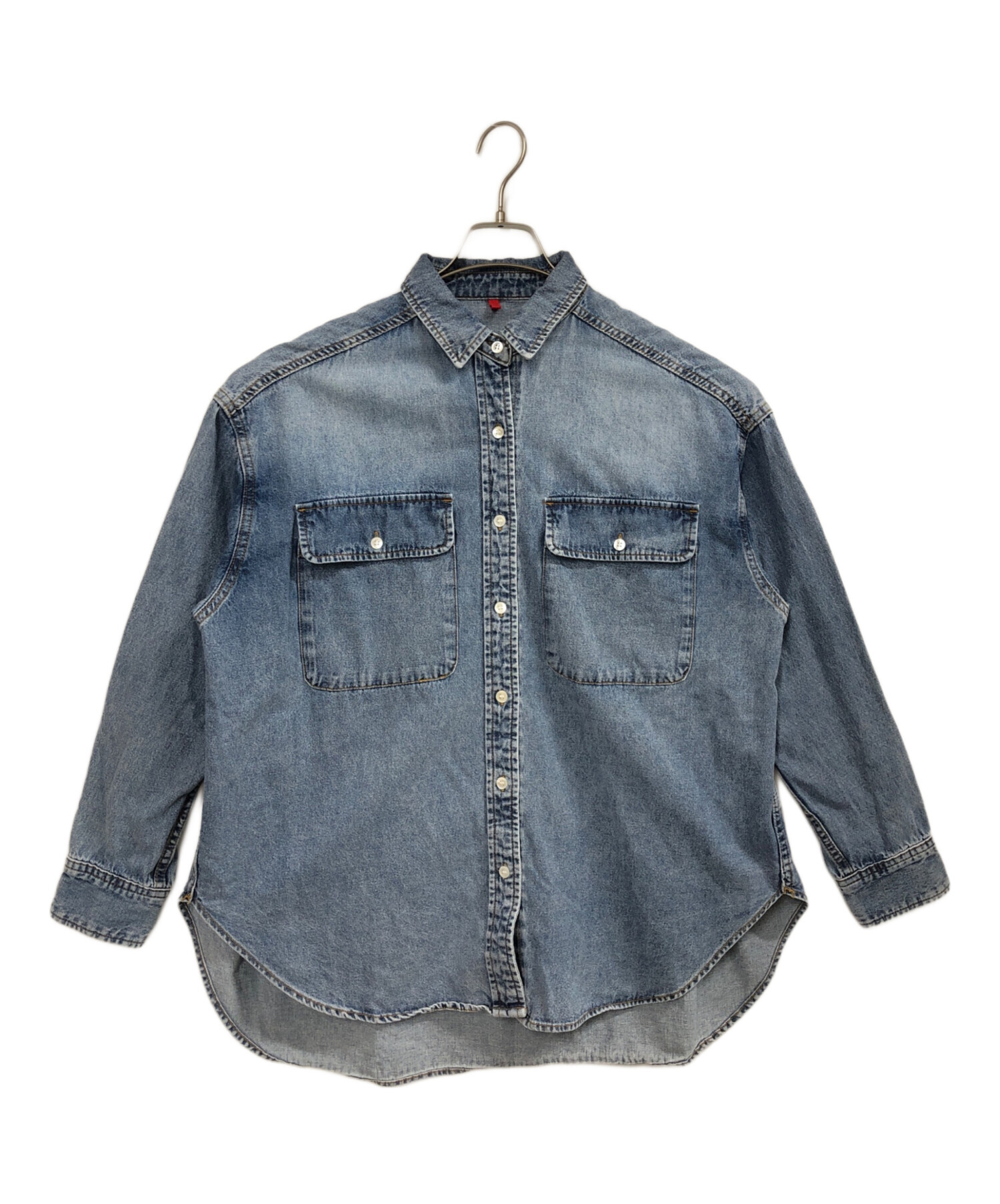 中古・古着通販】RIVE DROITE (リヴドロワ) ビッグデニムシャツ