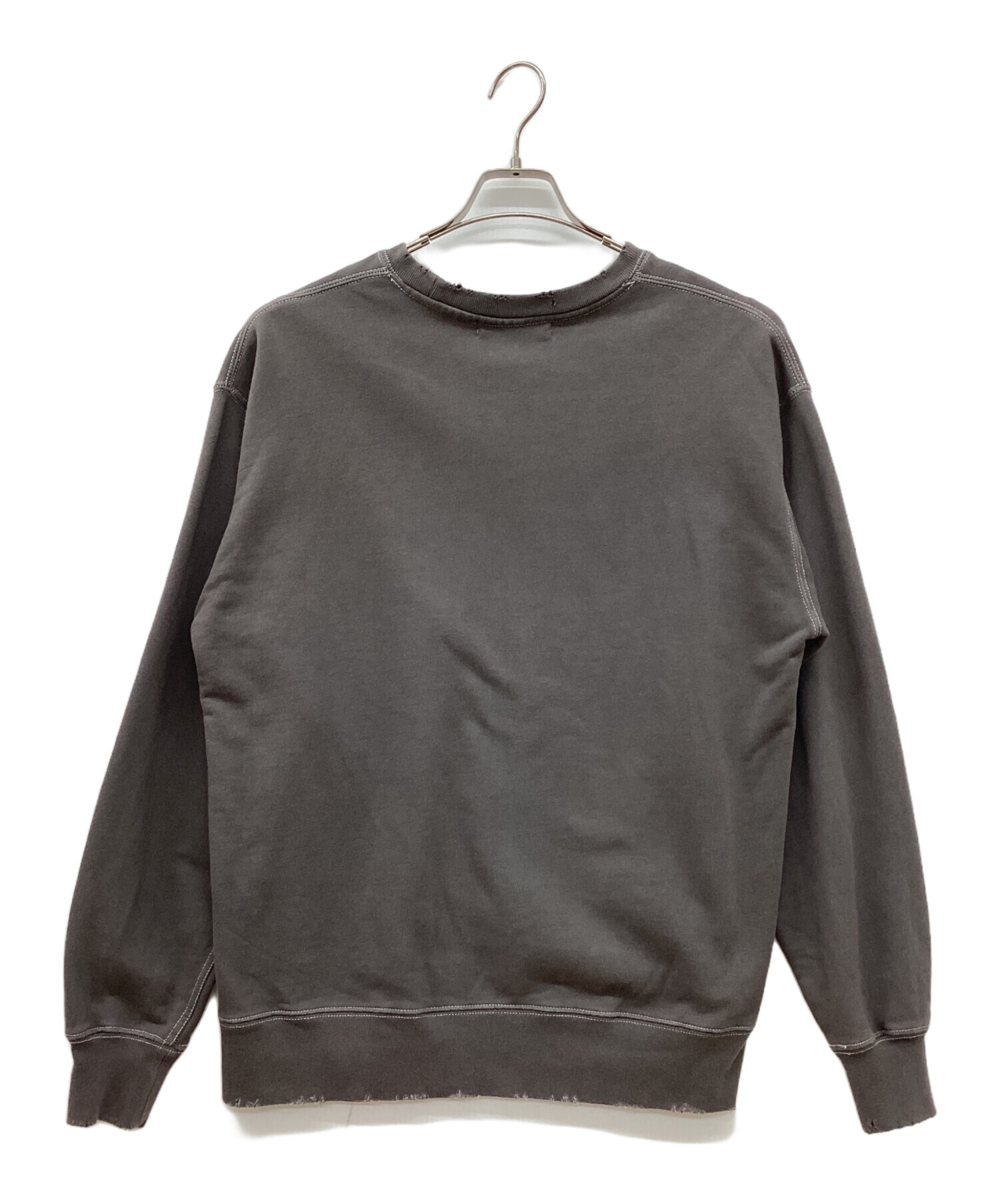 中古・古着通販】jieda (ジエダ) J LOGO DAMEGE SWEAT CREW ブラウン 
