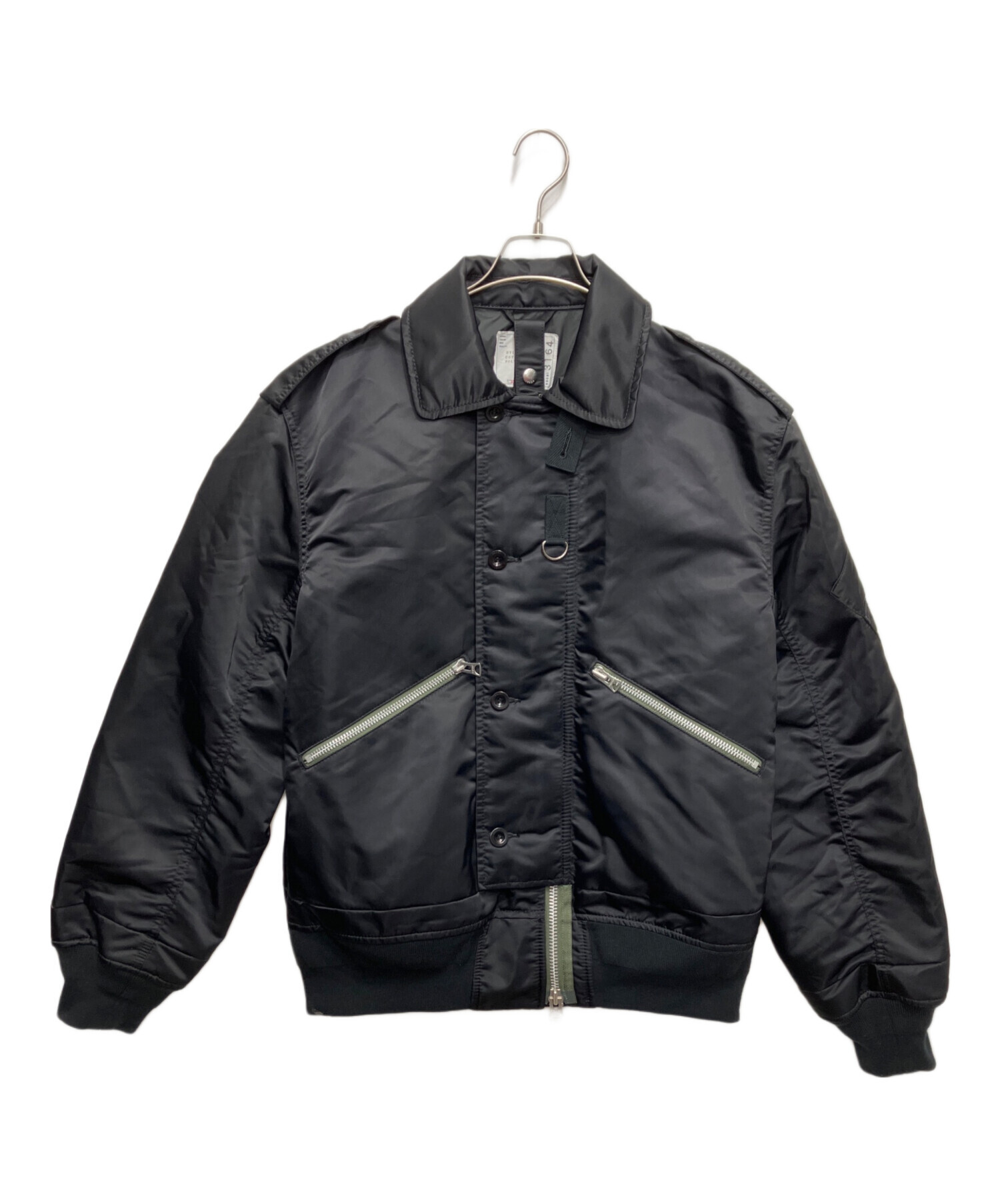 中古・古着通販】sacai (サカイ) Nylon Twill Blouson ブラック サイズ