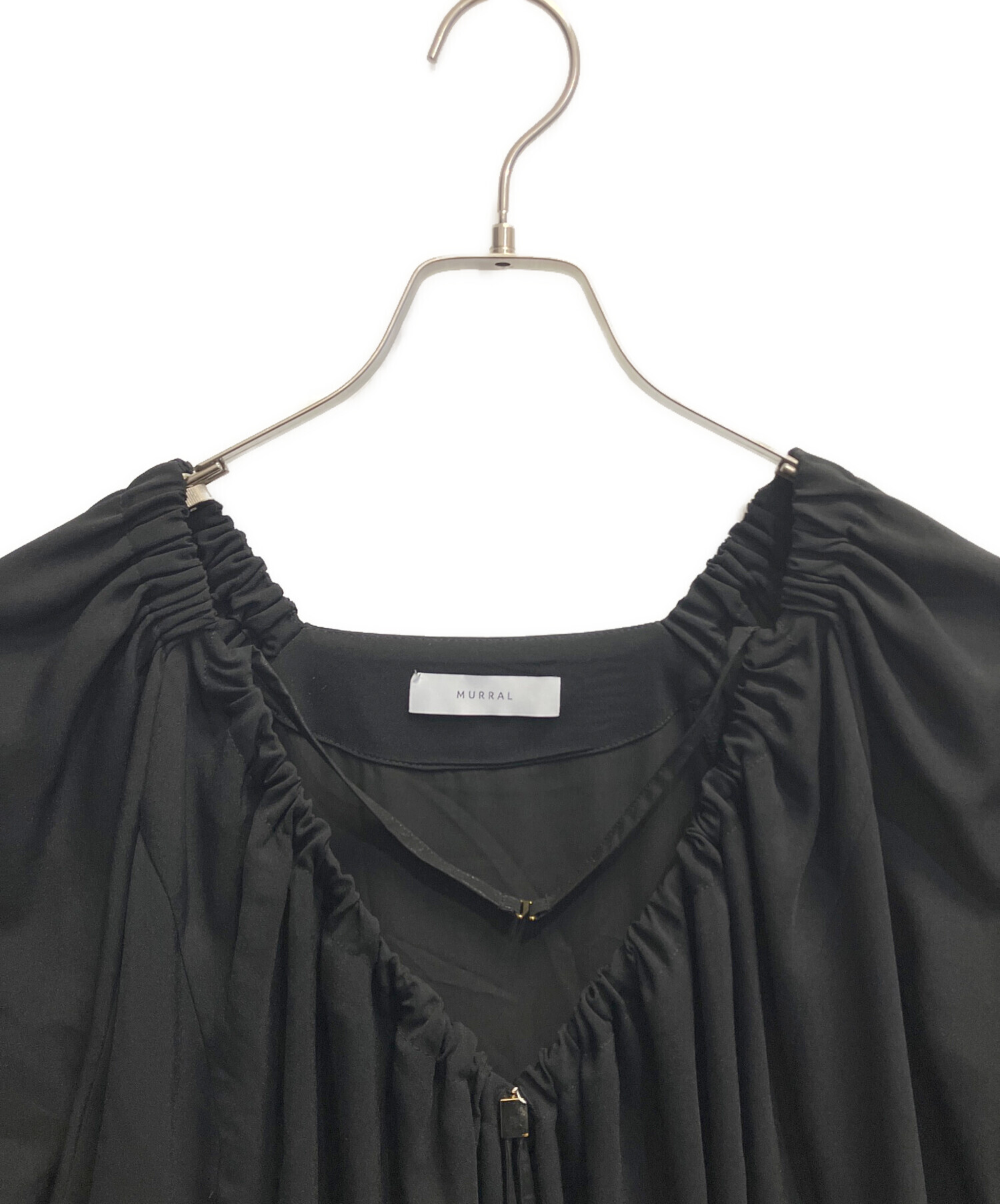 中古・古着通販】MURRAL (ミューラル) Blumenbachia dress ブラック 