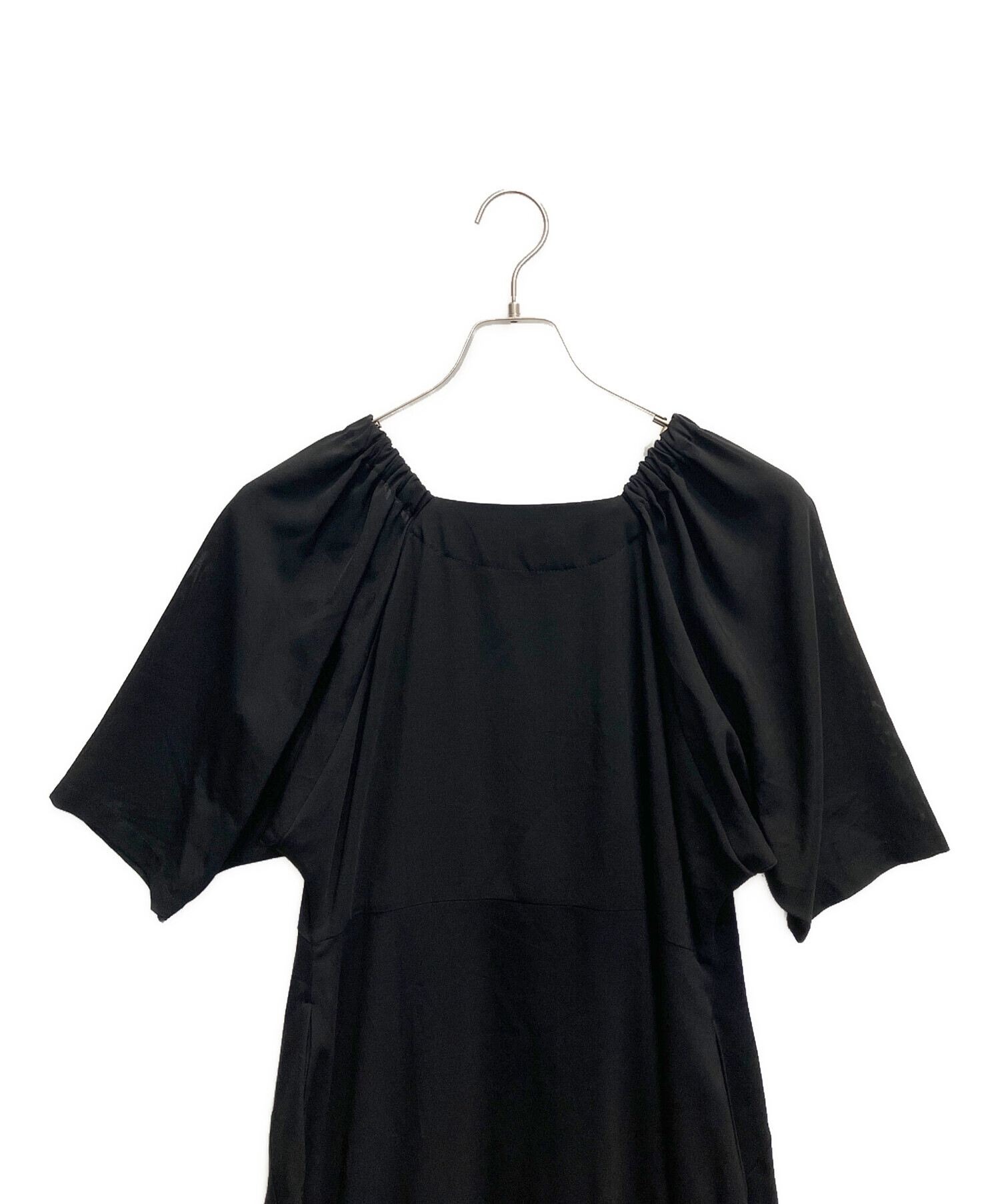 中古・古着通販】MURRAL (ミューラル) Blumenbachia dress ブラック 