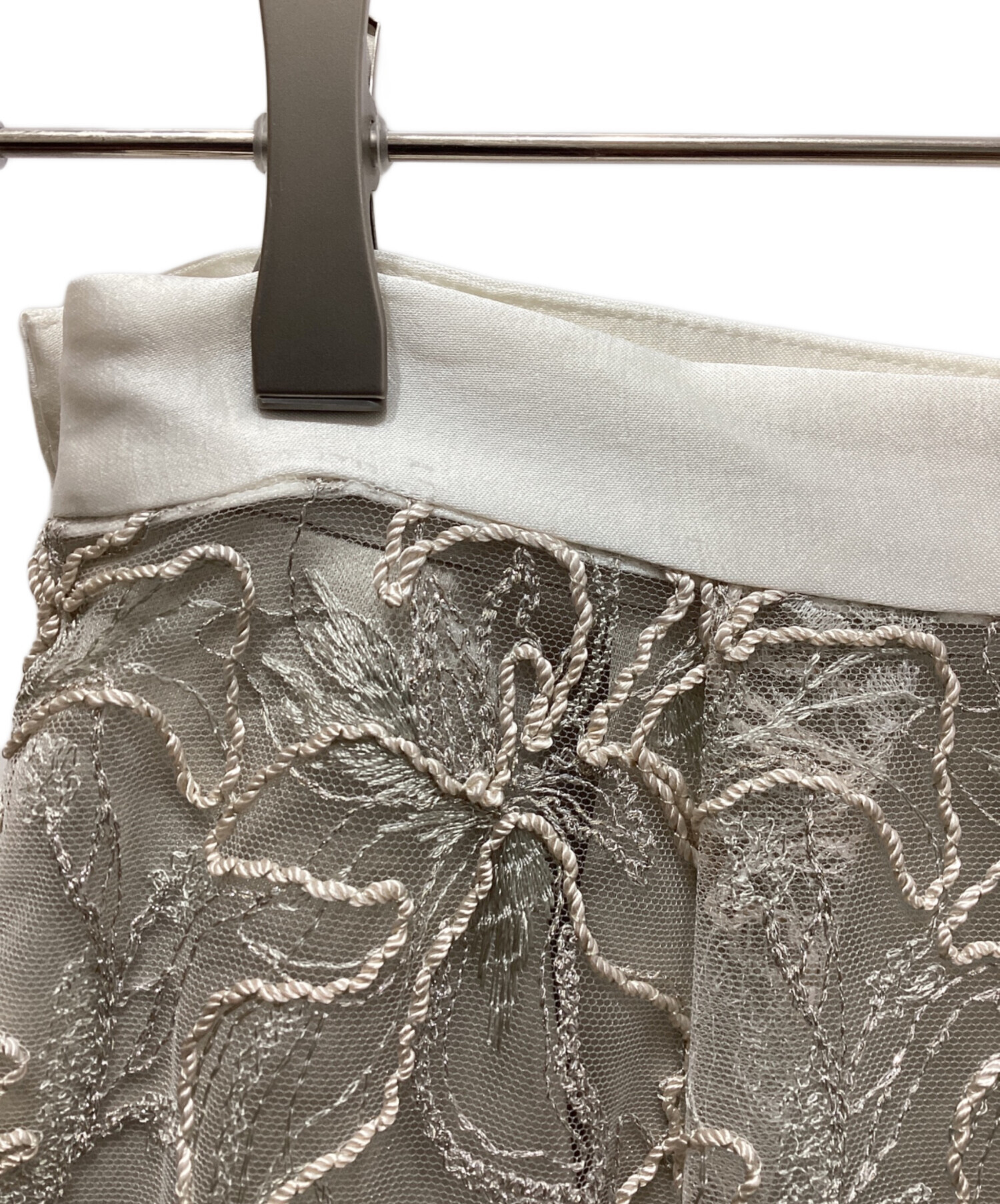 中古・古着通販】MURRAL (ミューラル) Seem flower lace skirt