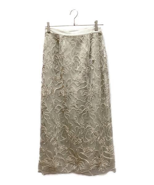 専用です。MURRAL Seem flower lace skirt 訳あり Seem flower lace skirt (Ivory)