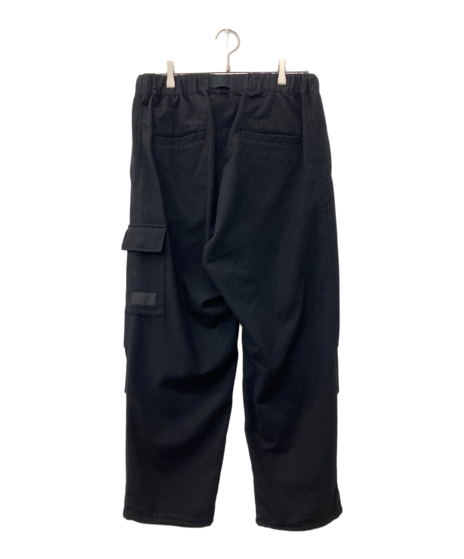 中古・古着通販】Y-3 (ワイスリー) フランネルカーゴパンツ ブラック
