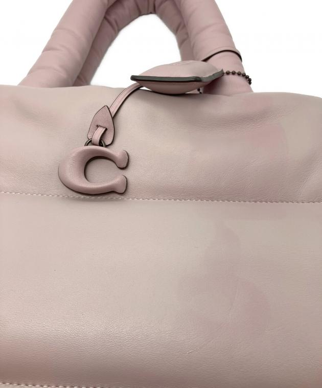 未使用✨COACH ショルダーバッグ 2way ピロートート ピンク 現行 中古・古着通販】COACH (コーチ) ピロー トート ピンク｜ブランド