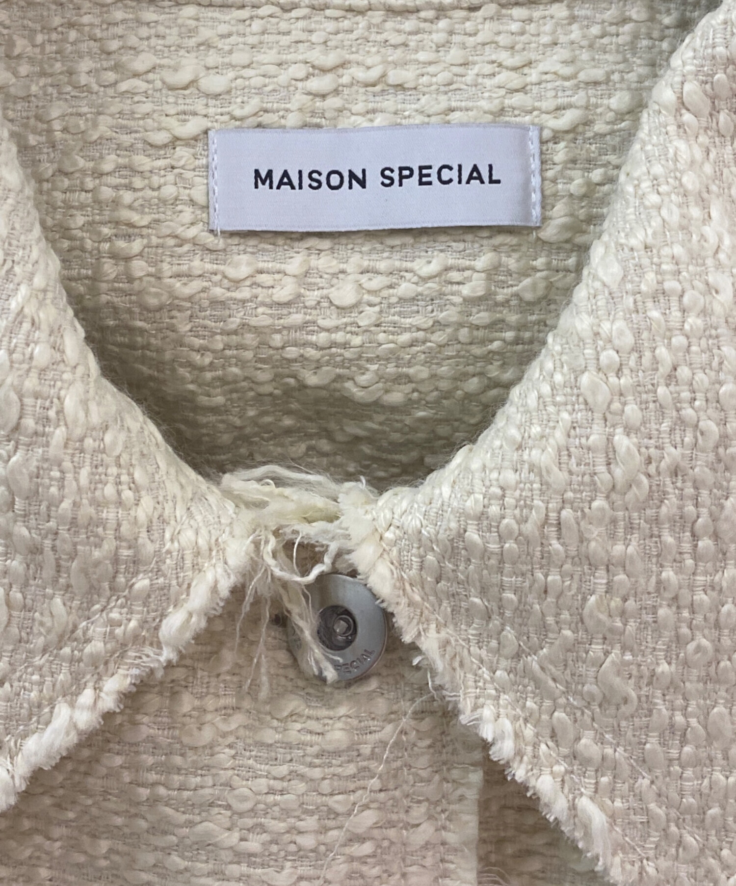 中古・古着通販】MAISON SPECIAL (メゾンスペシャル) Tweed Distressed 