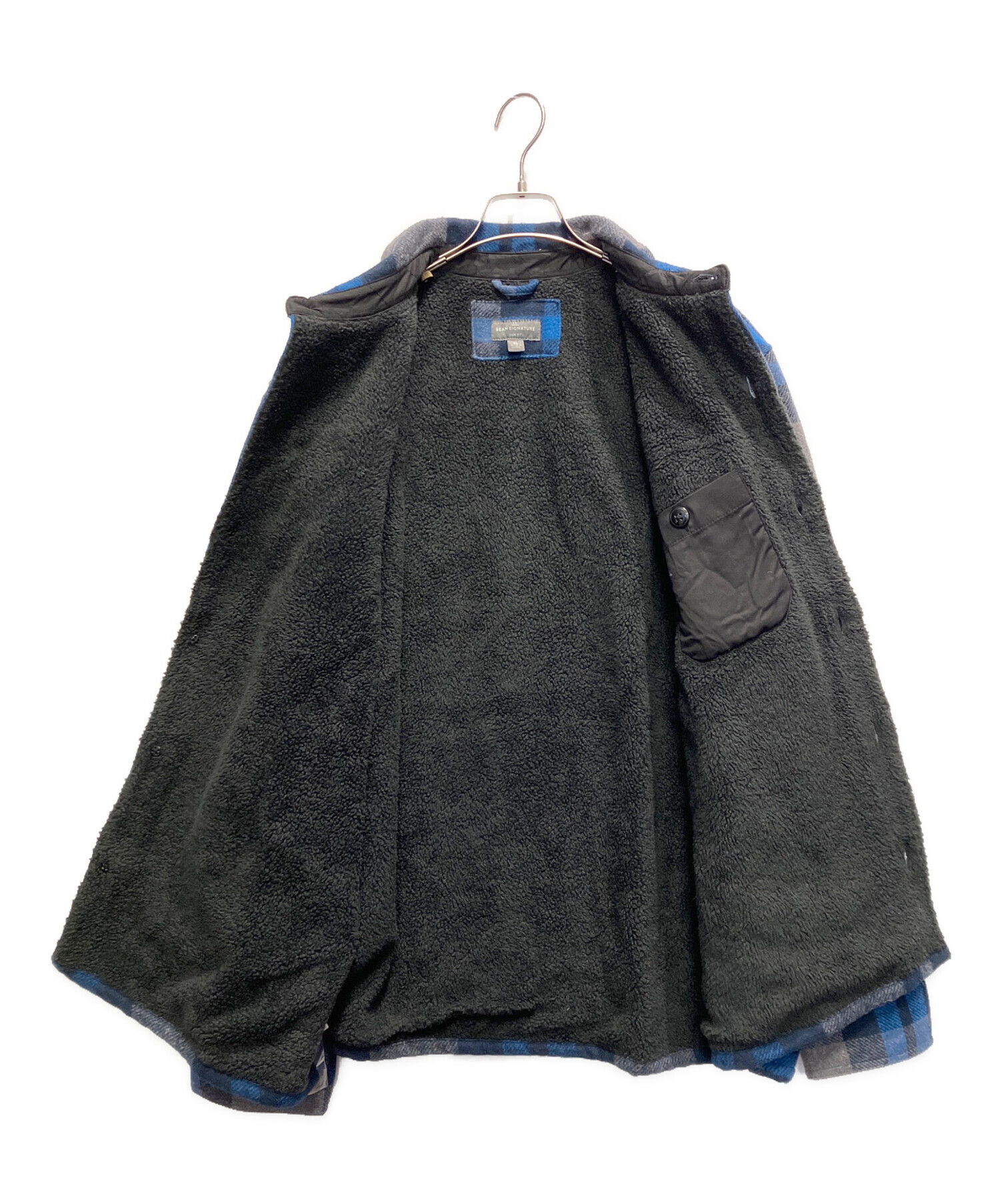 中古・古着通販】L.L.Bean (エルエルビーン) 裏ボアチェックジャケット 