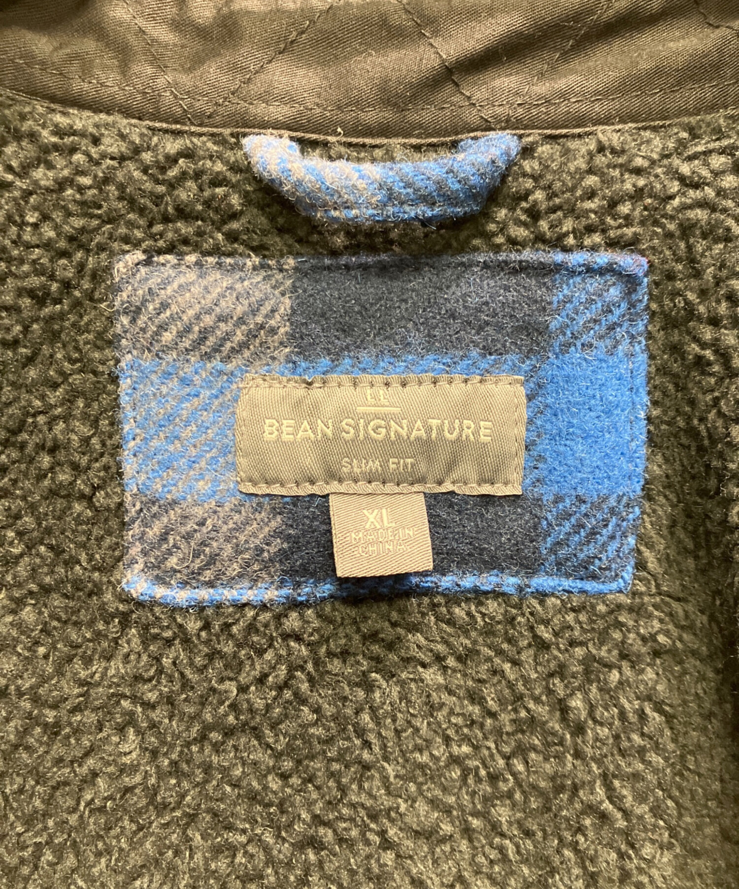 中古・古着通販】L.L.Bean (エルエルビーン) 裏ボアチェックジャケット 