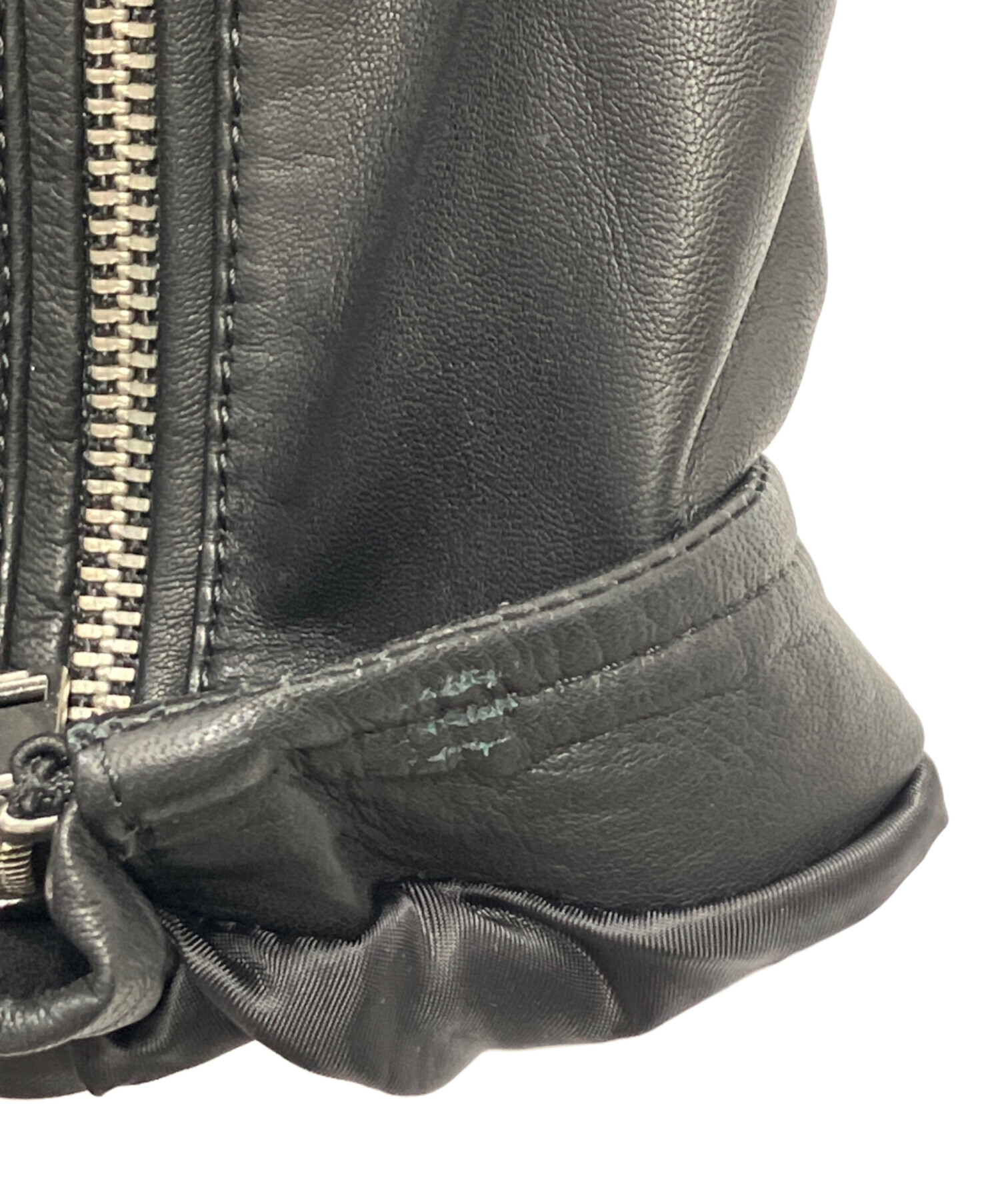 中古・古着通販】DIESEL (ディーゼル) シングルライダースジャケット