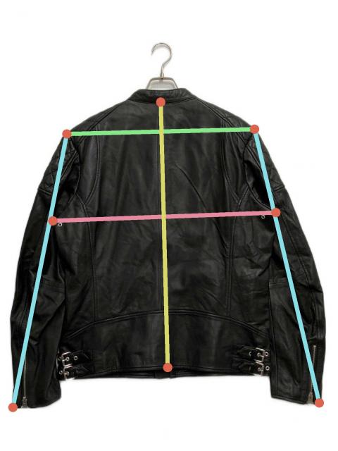 中古・古着通販】DIESEL (ディーゼル) シングルライダースジャケット