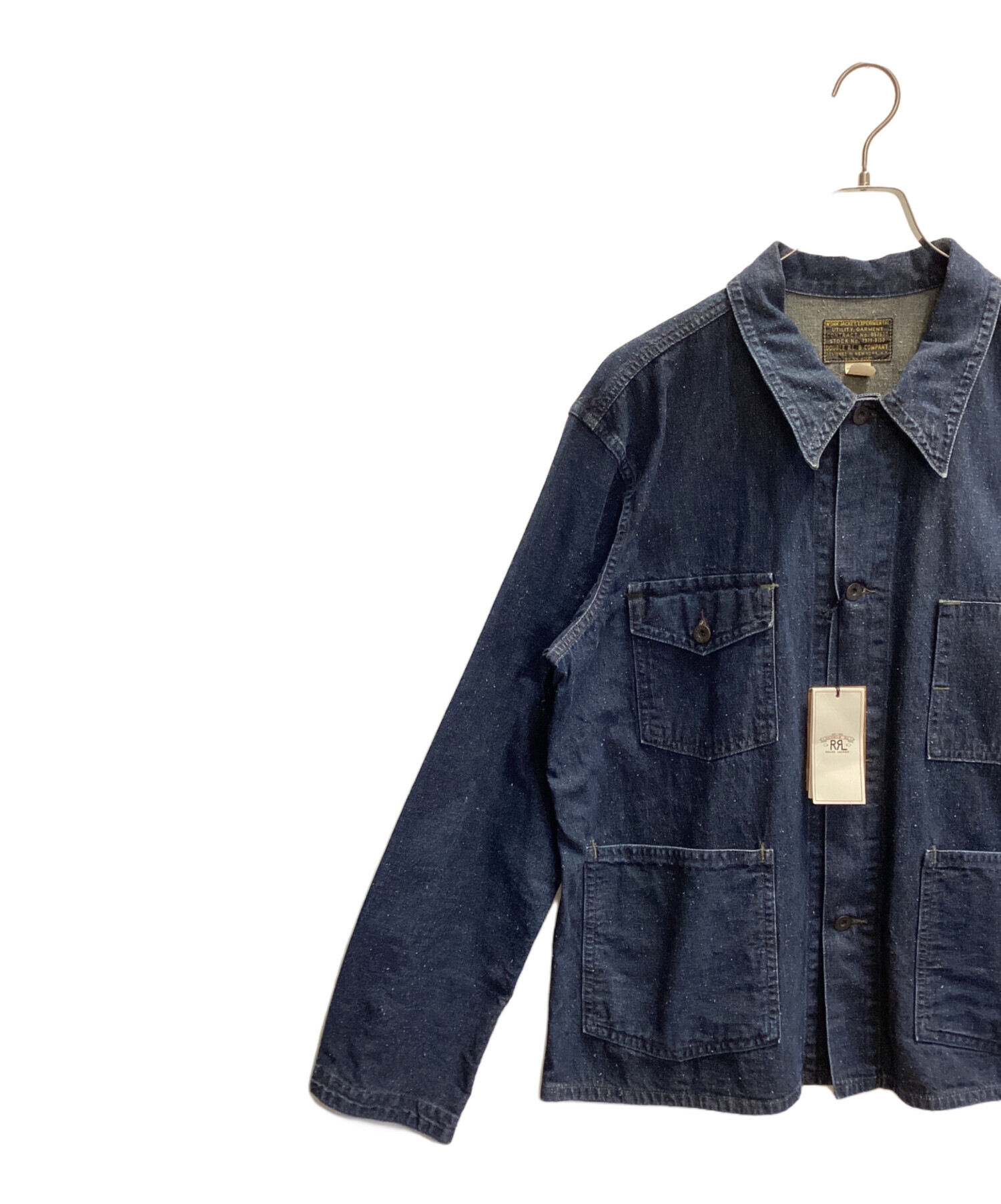 中古・古着通販】RRL (ダブルアールエル) スラブデニムカバーオール